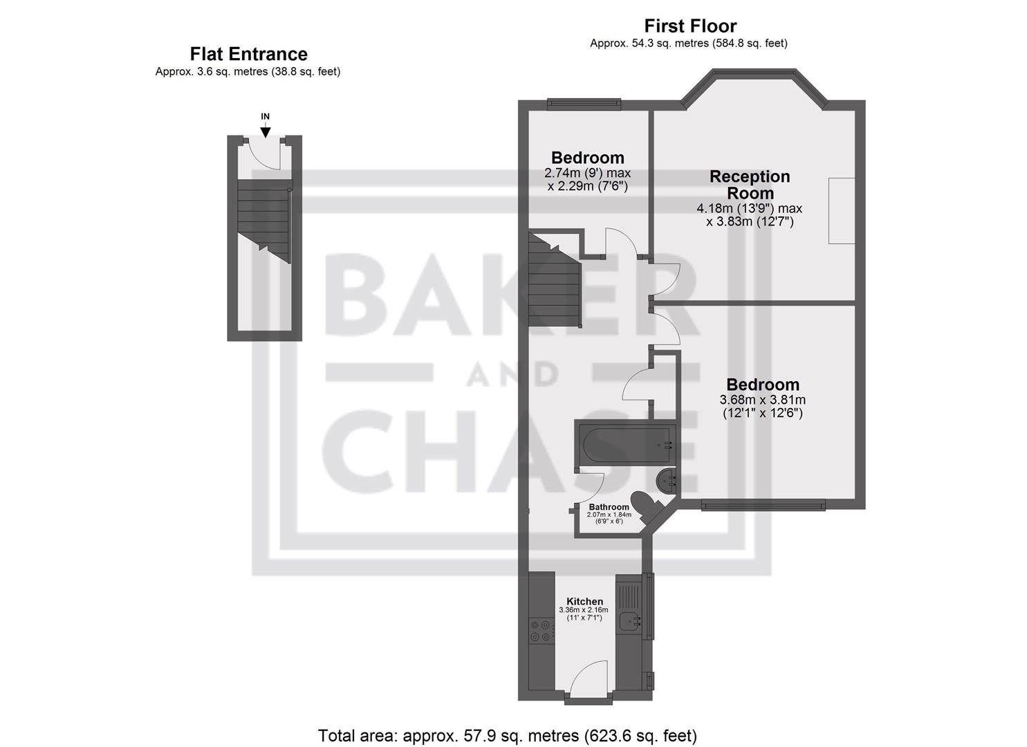 2 Bedrooms Flat for sale in Eaton Road, Enfield EN1