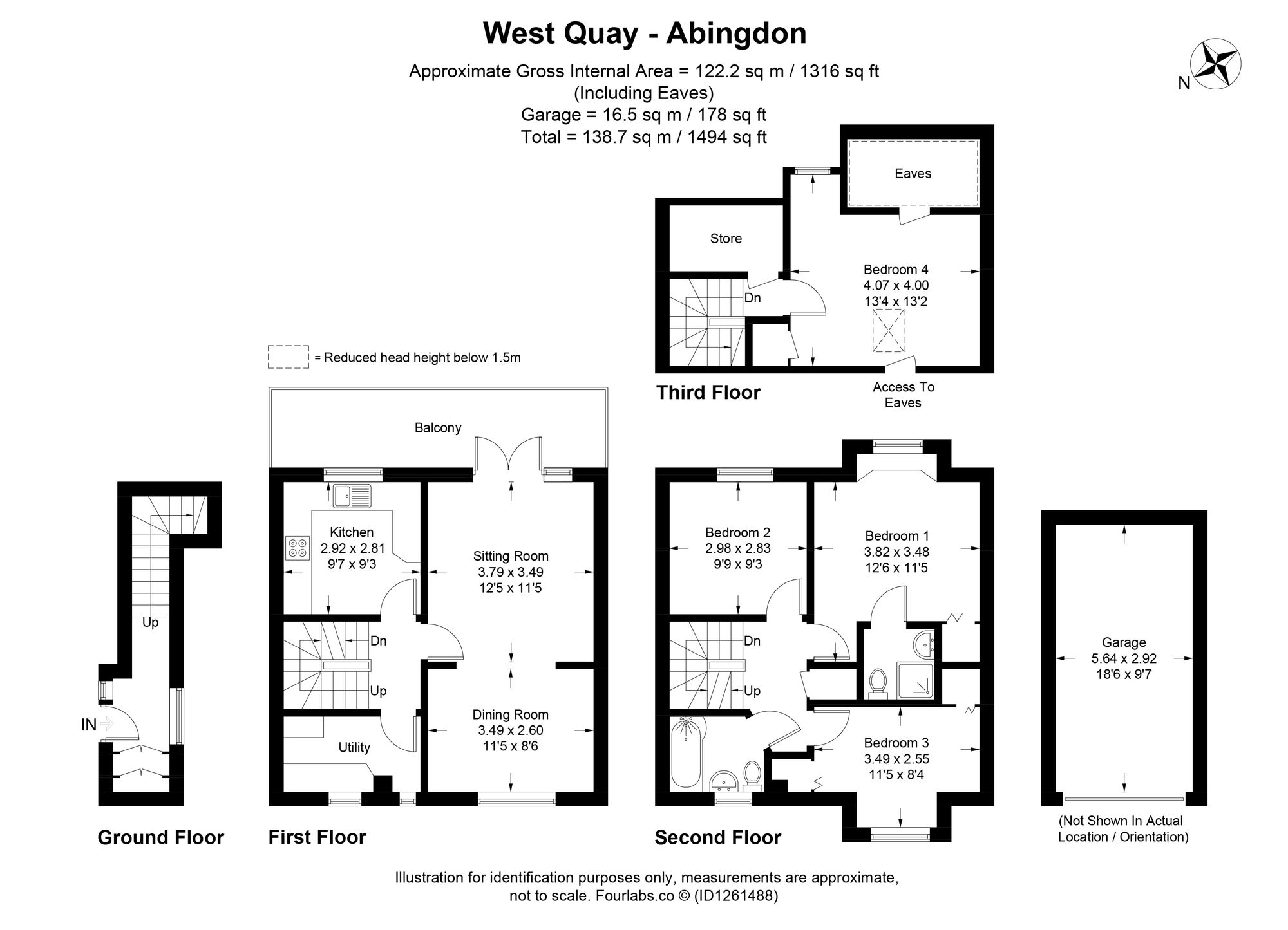 24 West Quay, Abingdon floorplan