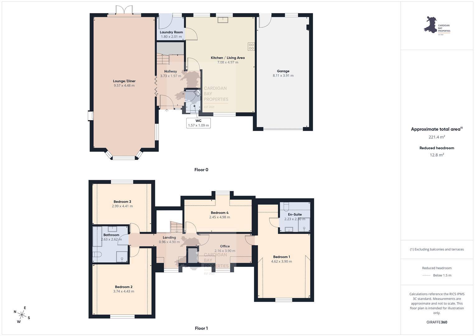 Bryn-Y-Wawr, Coed Y Bryn, Llandysul floorplan