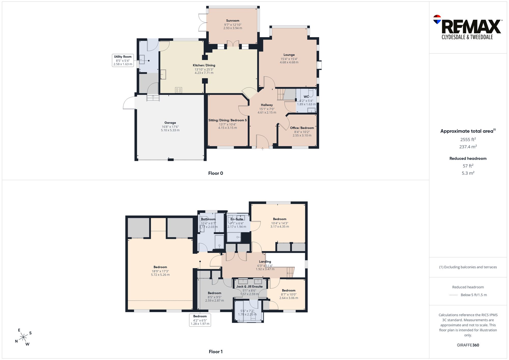 18, Moss Side Road, Biggar, ML12 floorplan