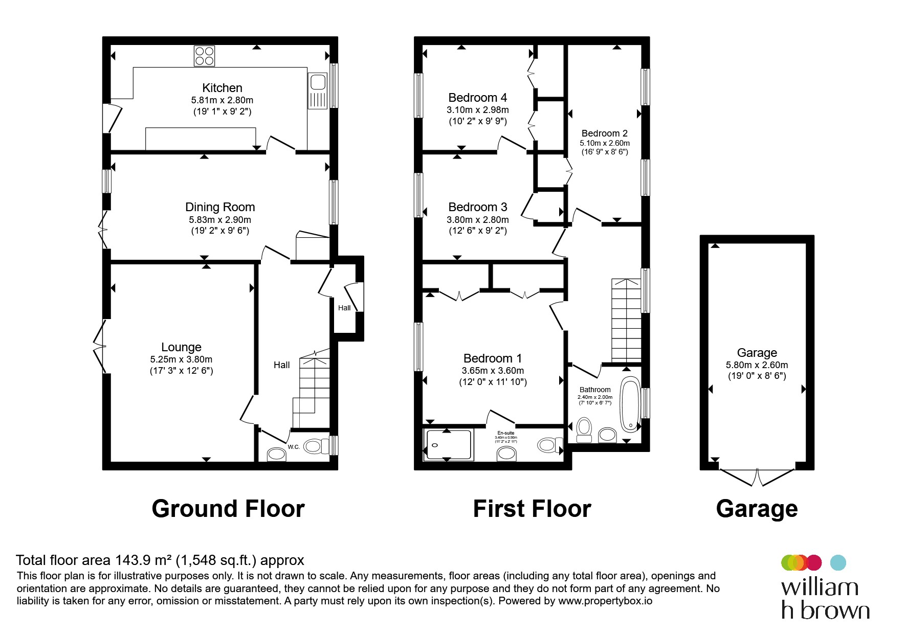 53, Saffron Gardens, Braintree floorplan