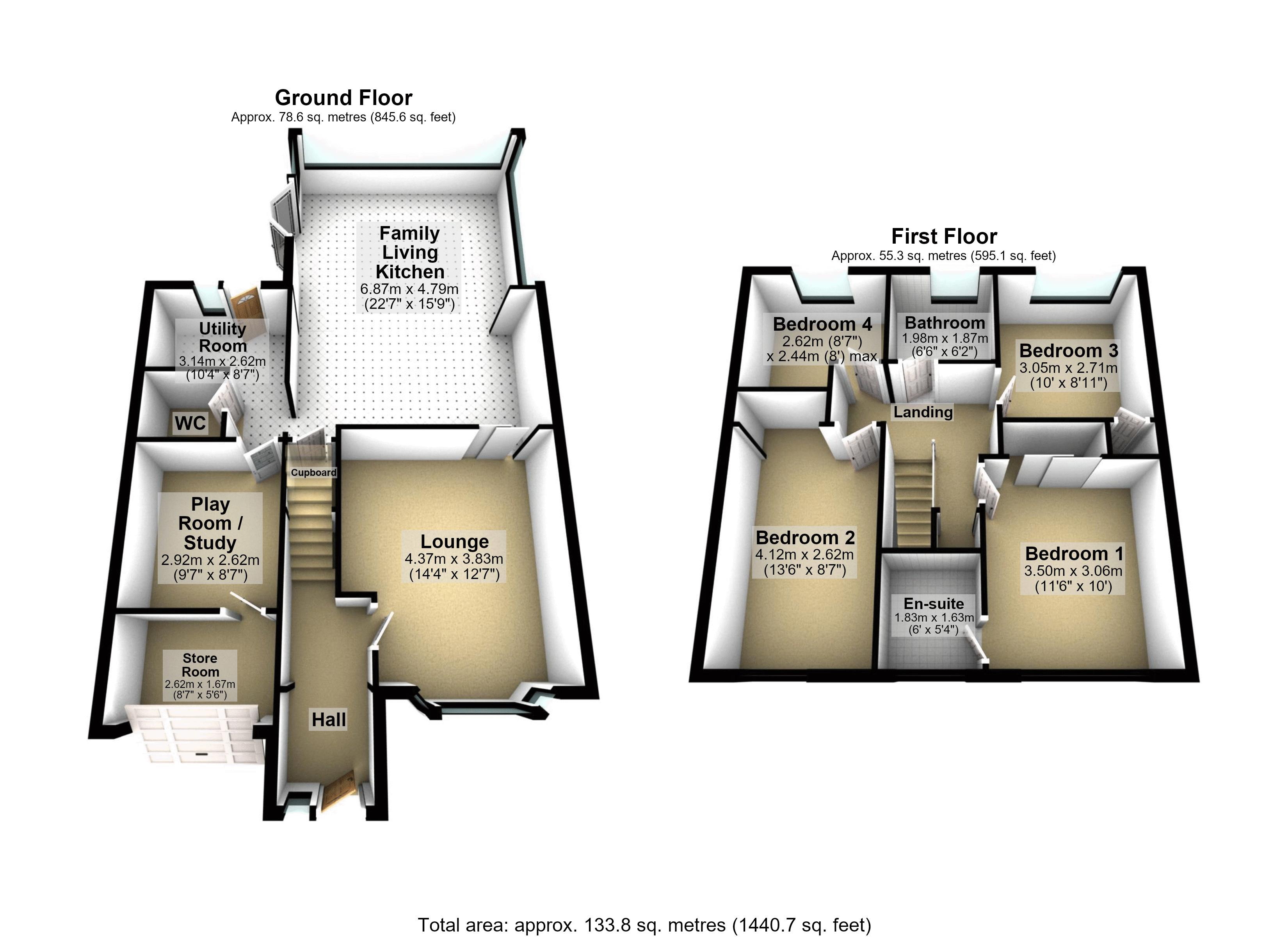 8, Wellbank View, Rochdale floorplan