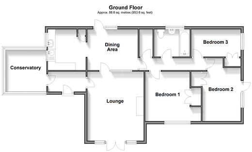 Badger Lane Brook, Newport floorplan