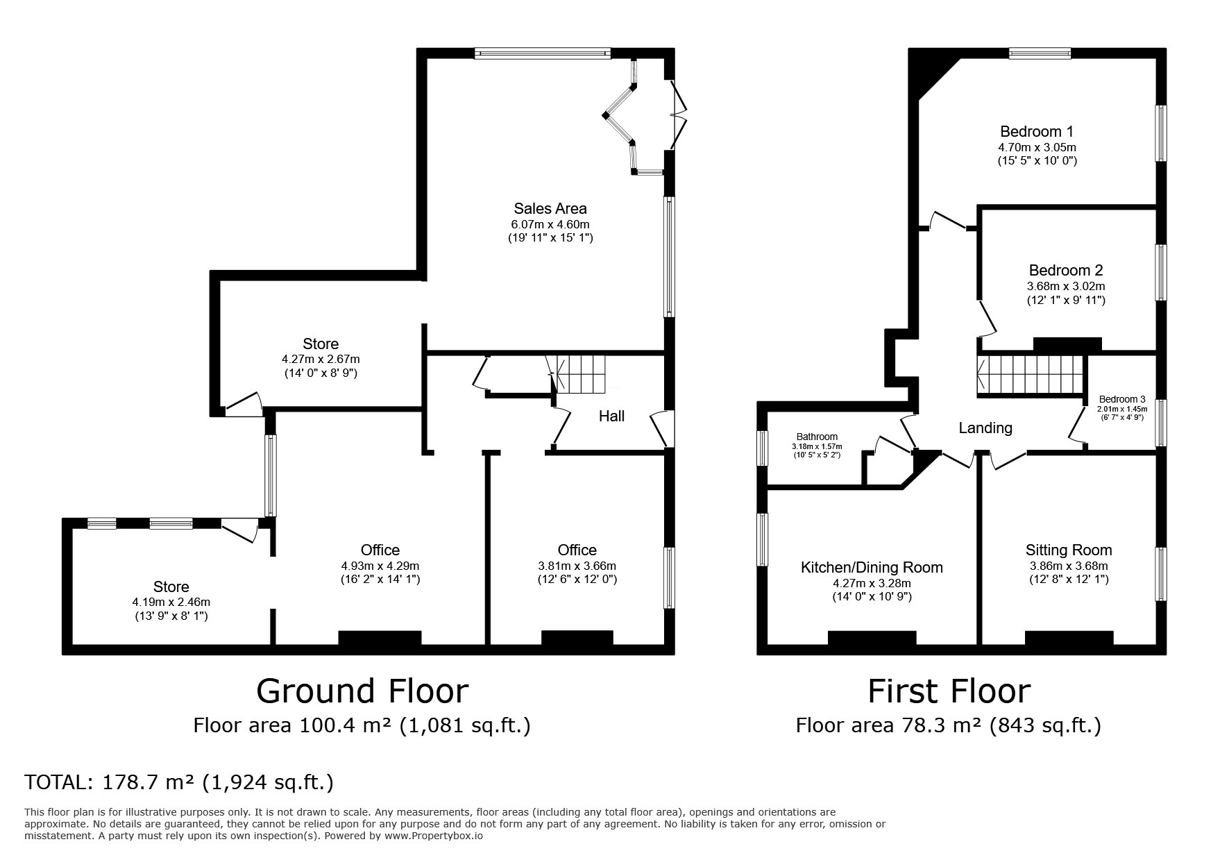 26, High Street, Chester floorplan