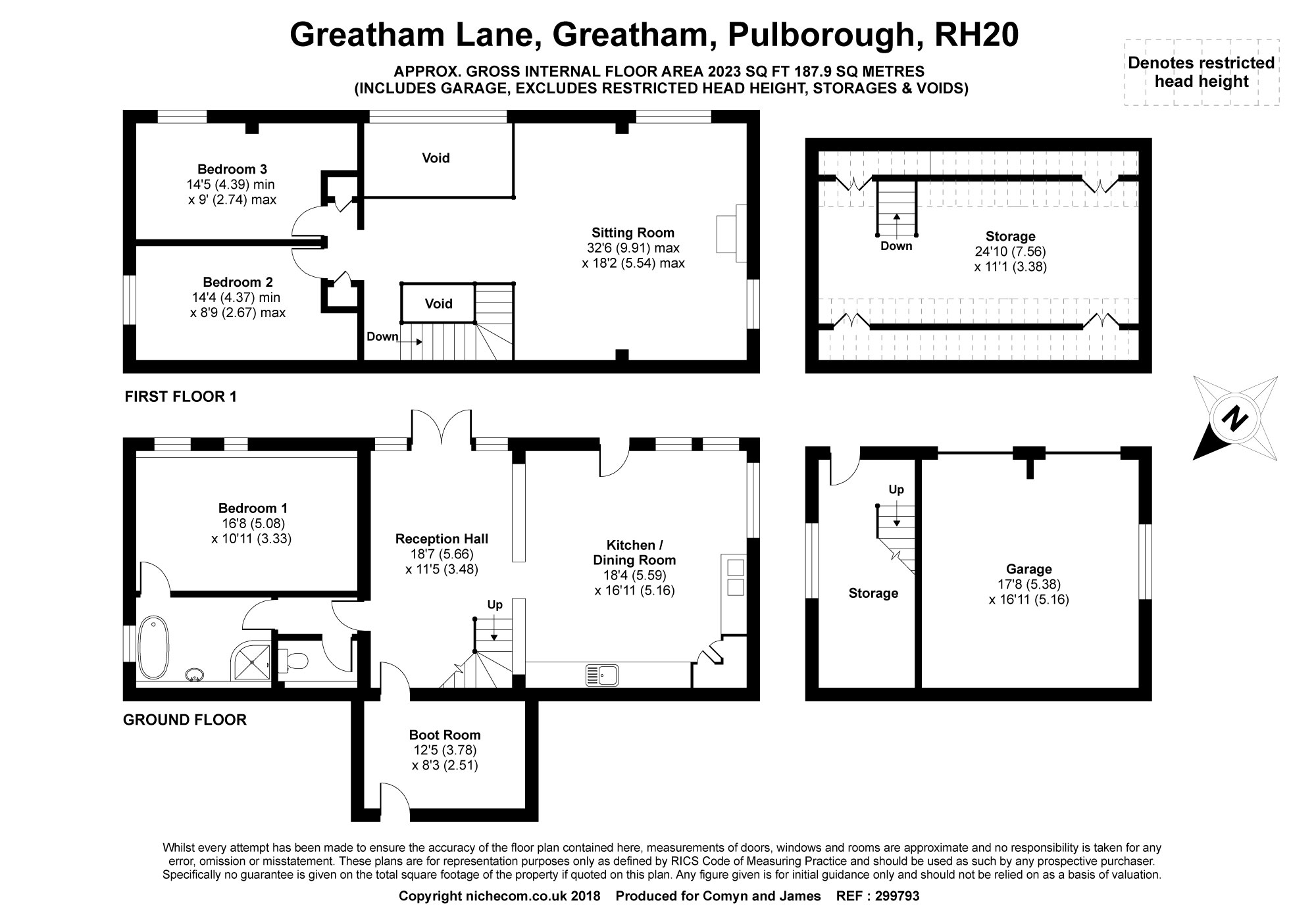 3 Bedrooms Barn conversion for sale in Greatham Lane, Greatham, Pulborough RH20
