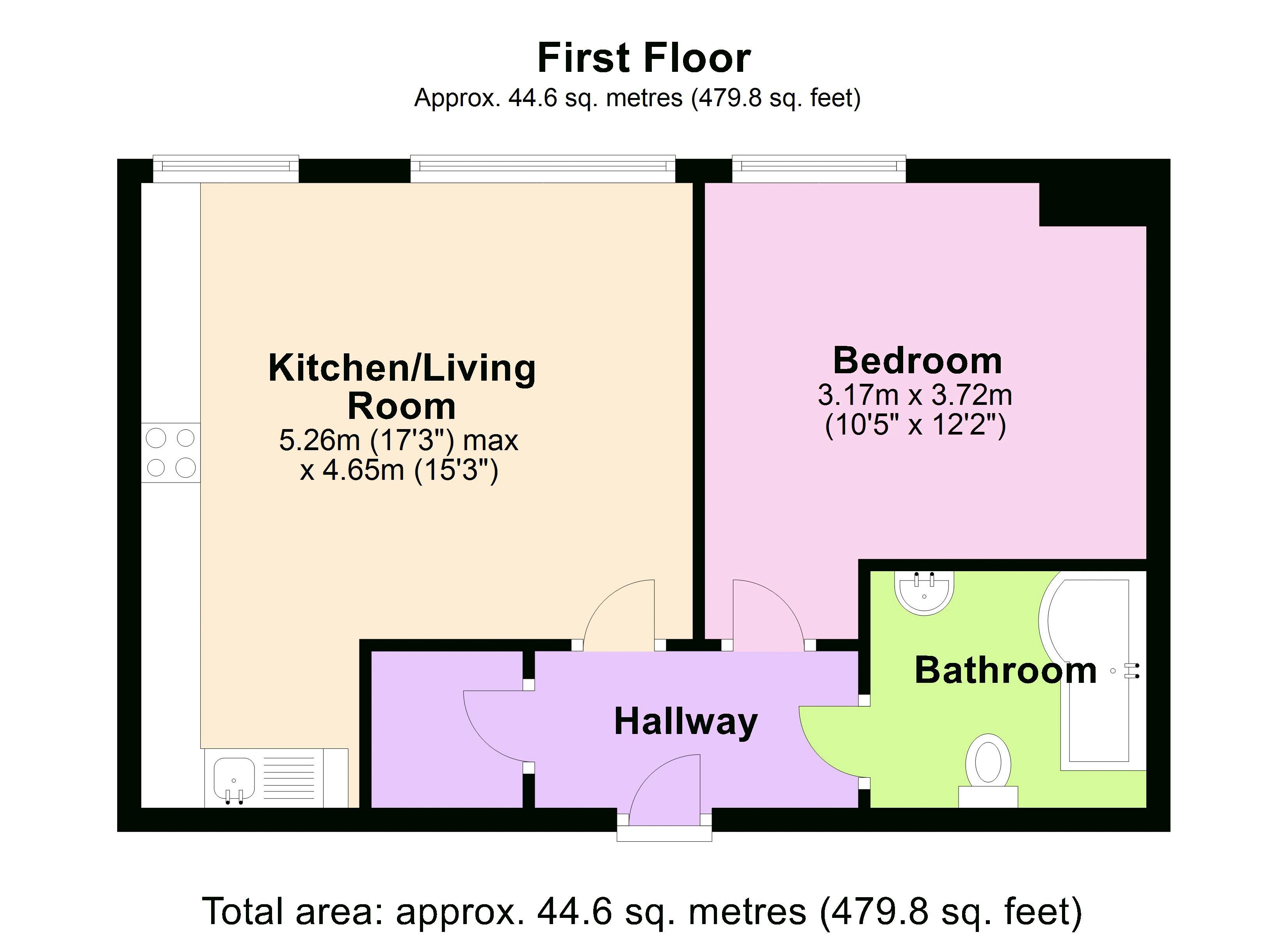 100 Pavilions Court, Windsor Road, Trowbridge floorplan