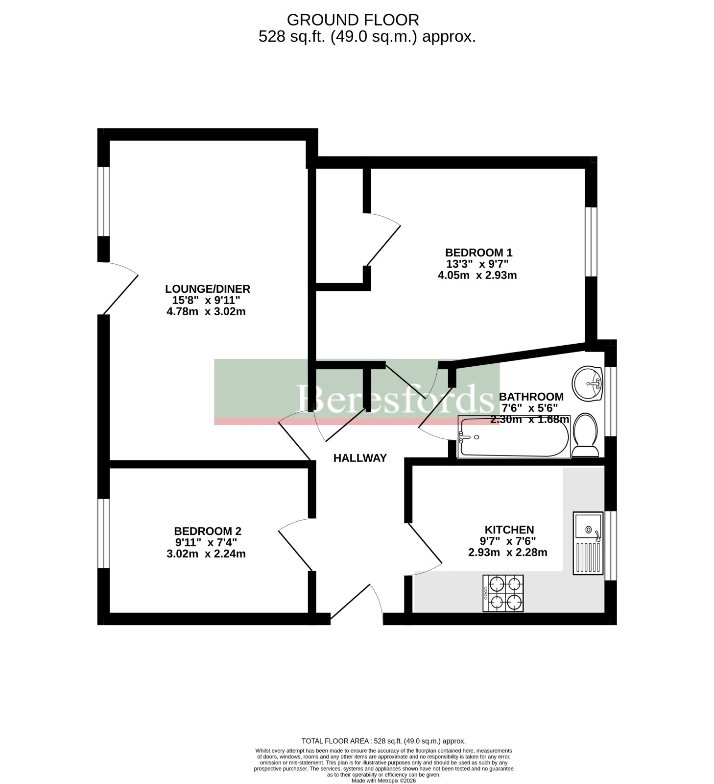 Baker Street, Essex floorplan