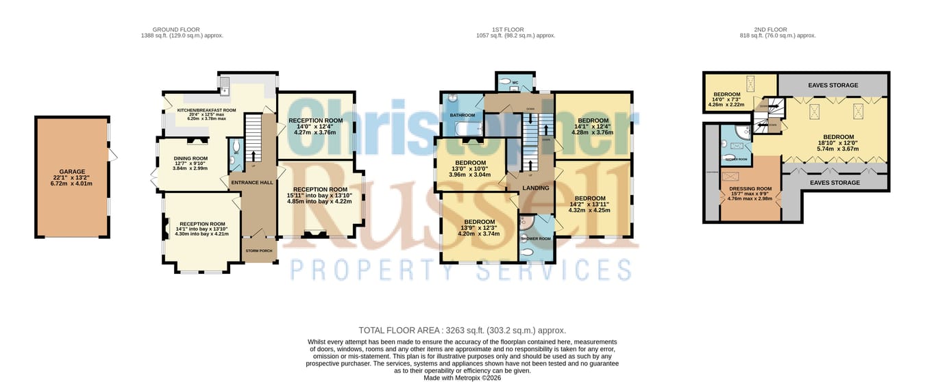 1, Priestlands Park Road, Sidcup floorplan