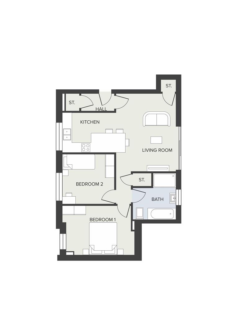 Flat 6, 33, Christchurch Road, Cheltenham floorplan