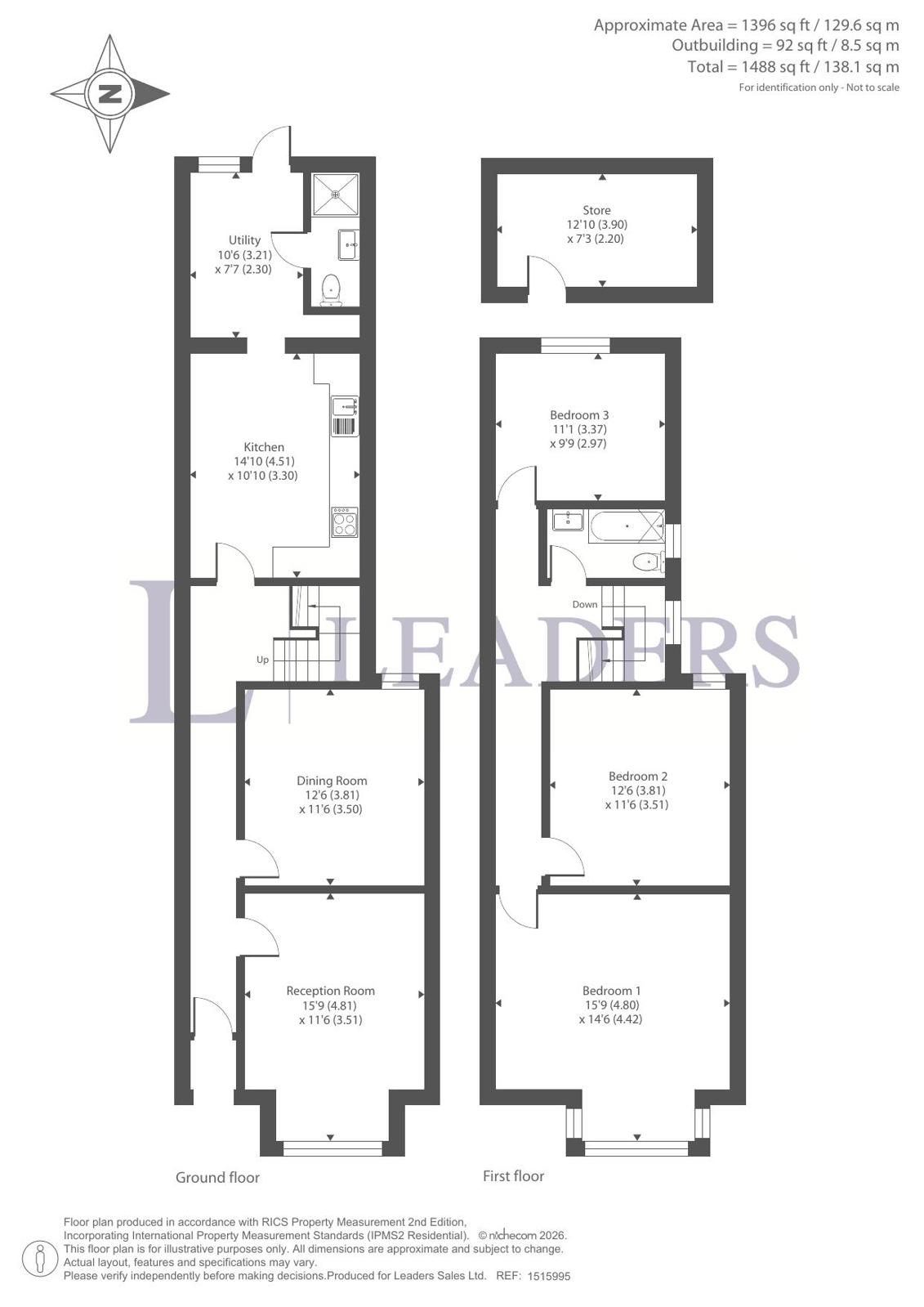 6 Cecil Villas,, Osborne Road North, Hampshire floorplan