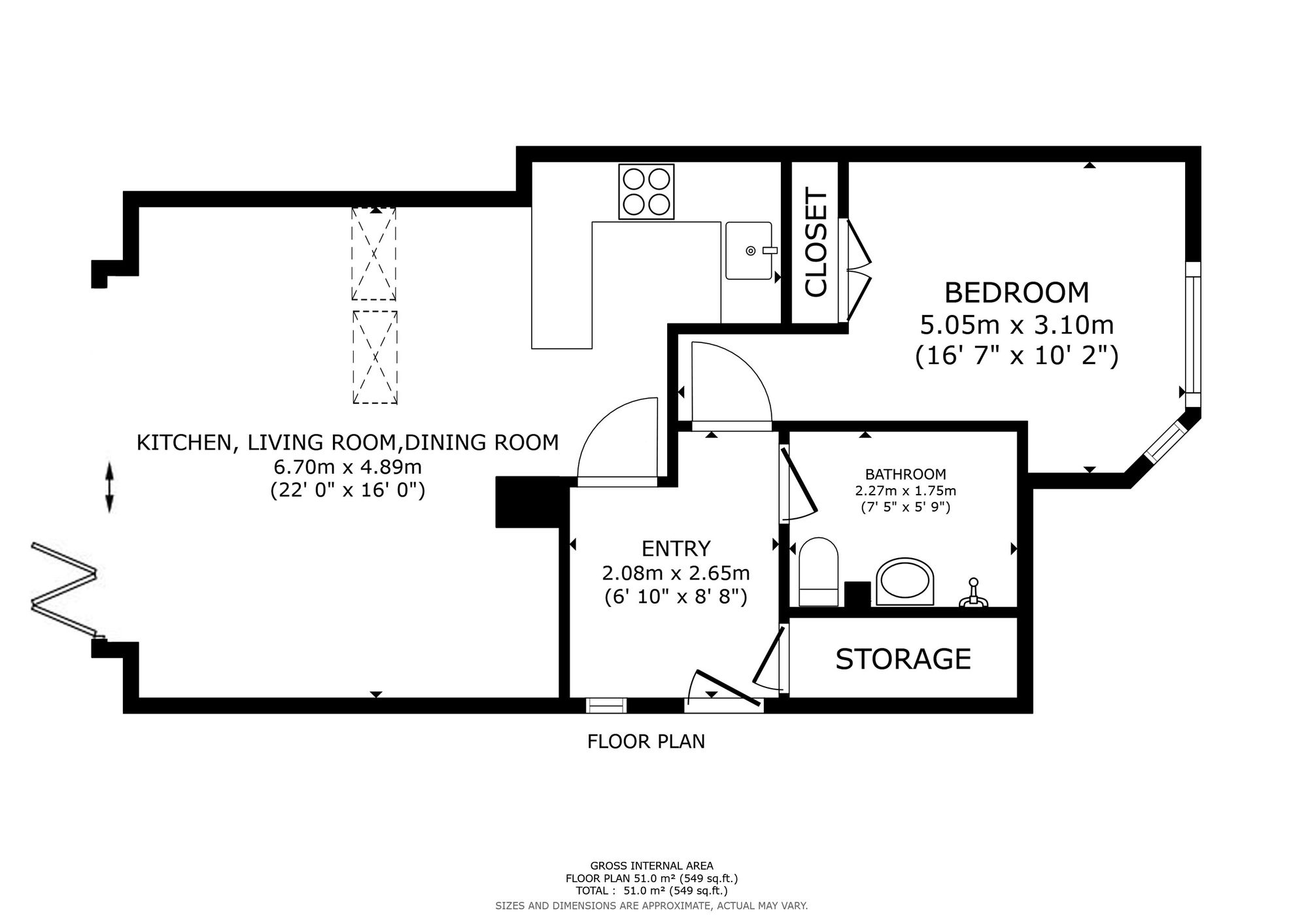 12a Meadow Prospect, Oxford floorplan