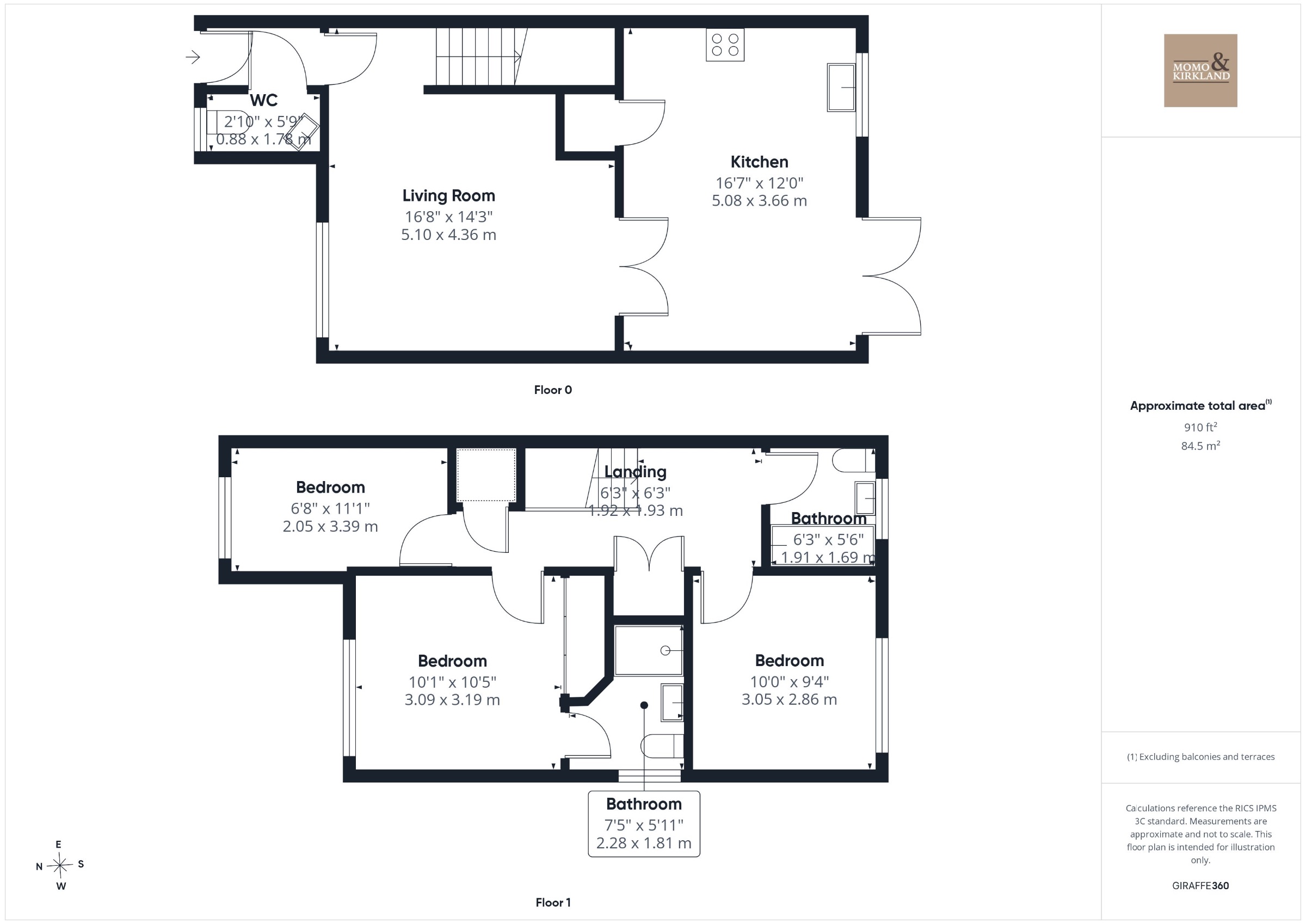 22 Kilmore Grove, Coatbridge floorplan