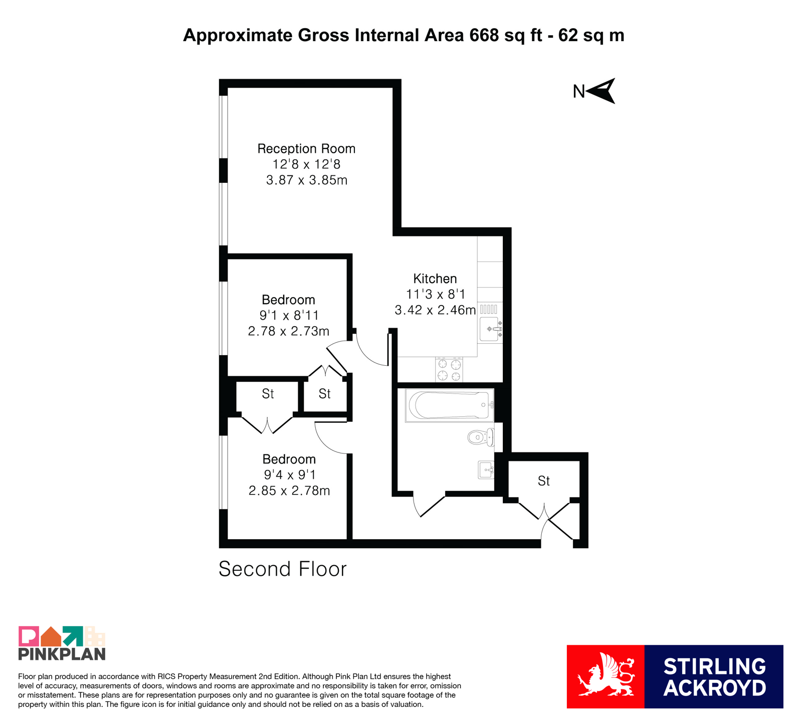 Apartment 201, Acre House, 72, Long Acre, London floorplan