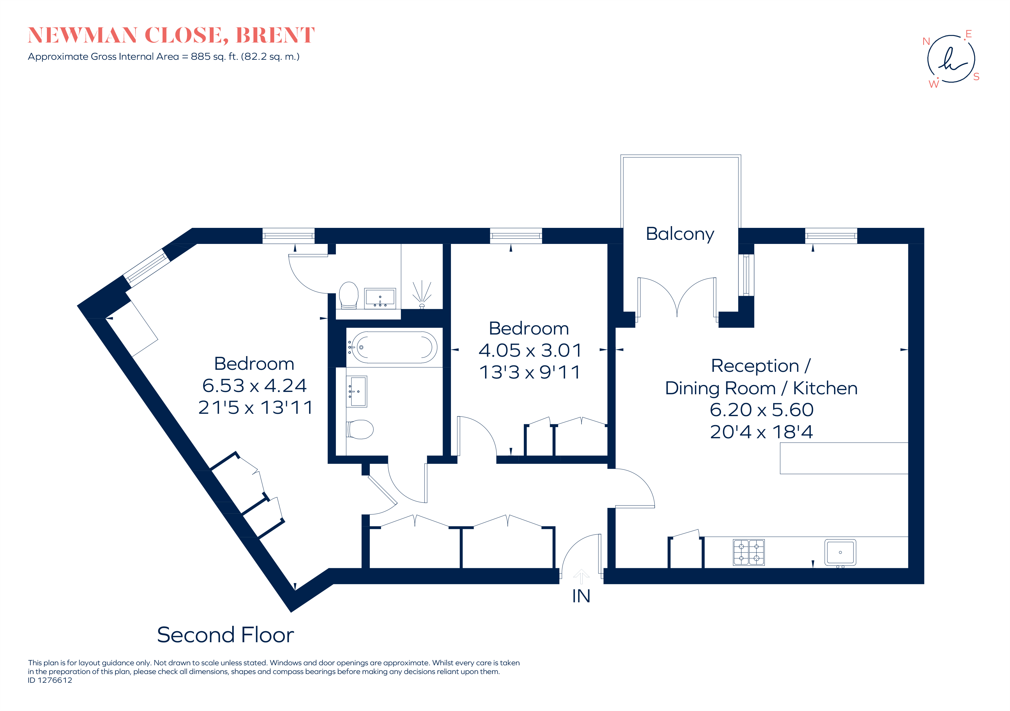 Newman Close, London, NW10 floorplan
