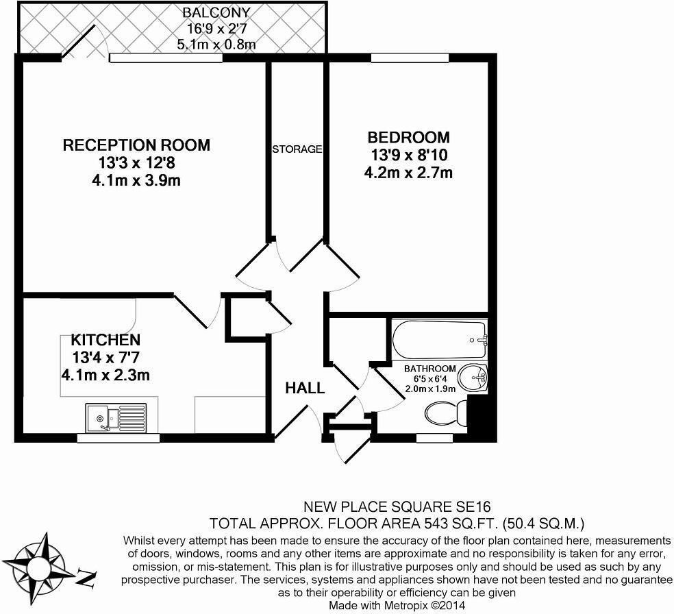 46, New Place Square, London floorplan