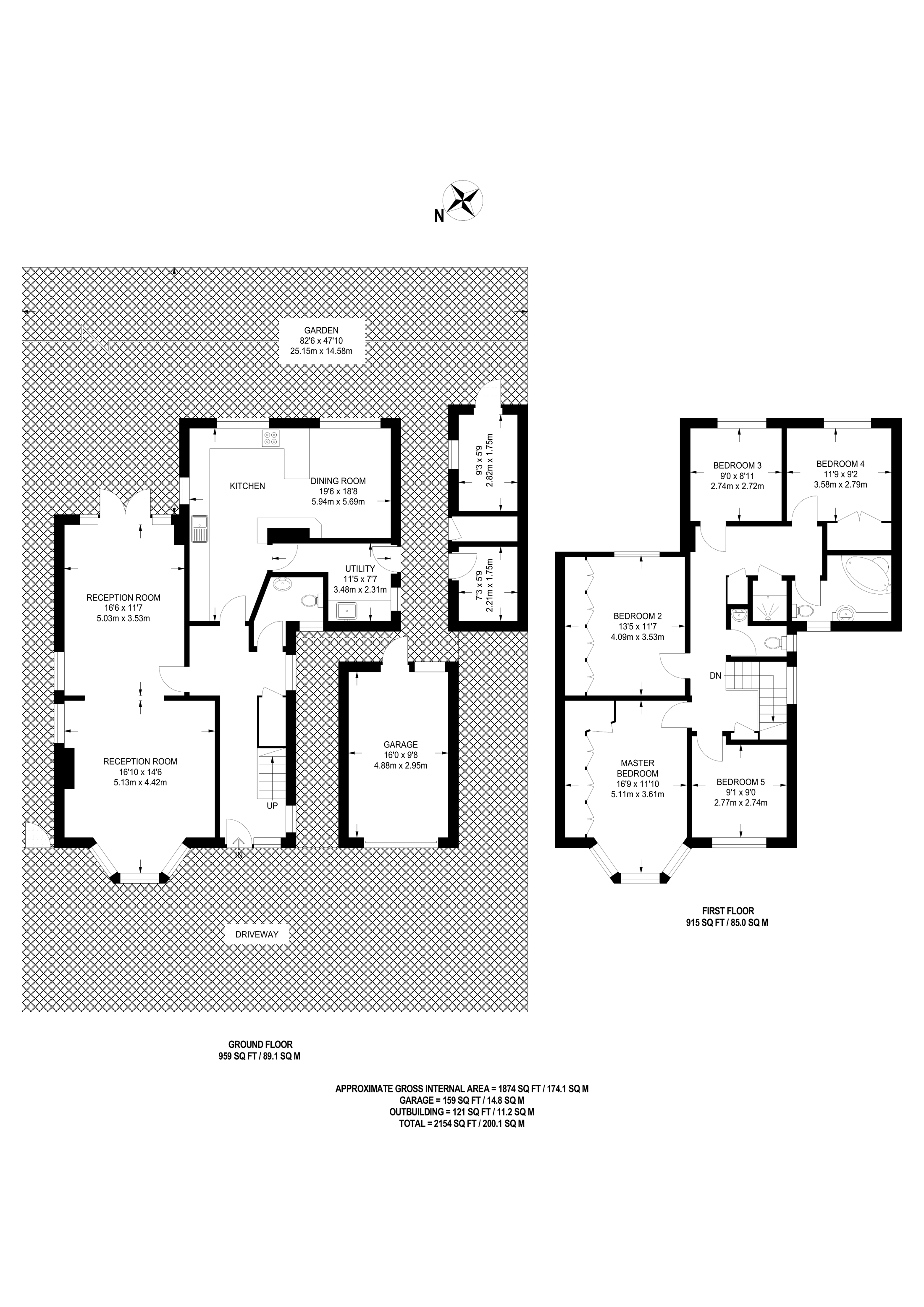 5 Bedrooms Detached house to rent in Lynton Road, New Malden KT3