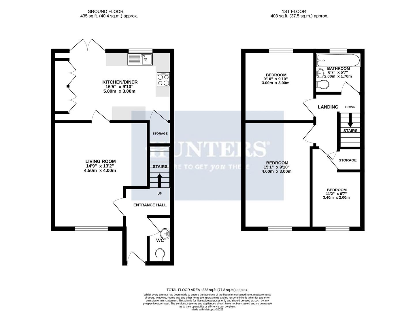 Rosecroft Way, York floorplan
