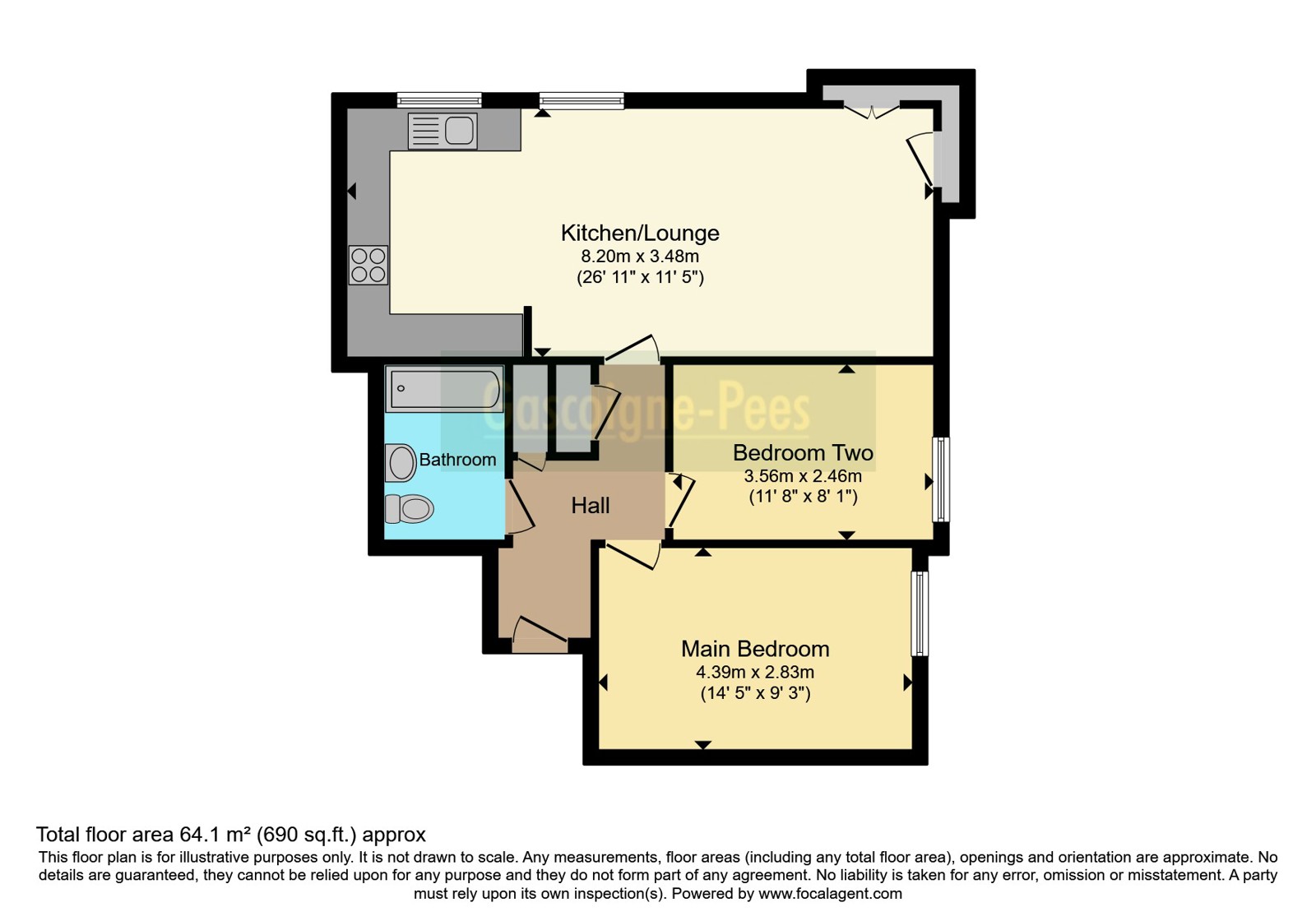 901 Pemberley Place,, Priestley Road, Hampshire floorplan