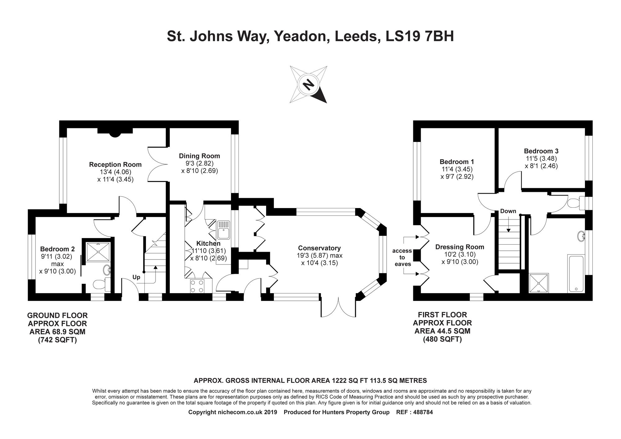 3 Bedrooms Semi-detached house for sale in St. Johns Way, Yeadon, Leeds LS19