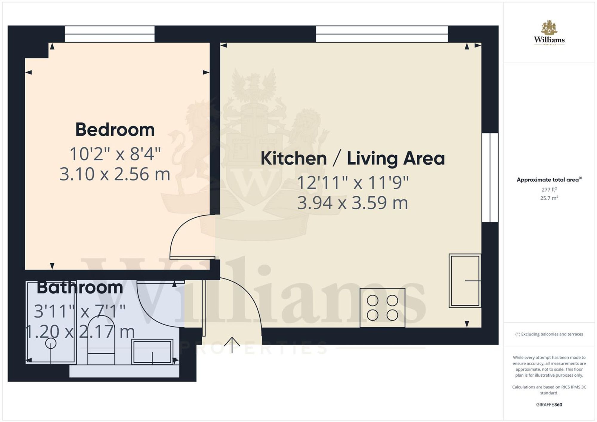 2, Parslow Court, Aylesbury floorplan