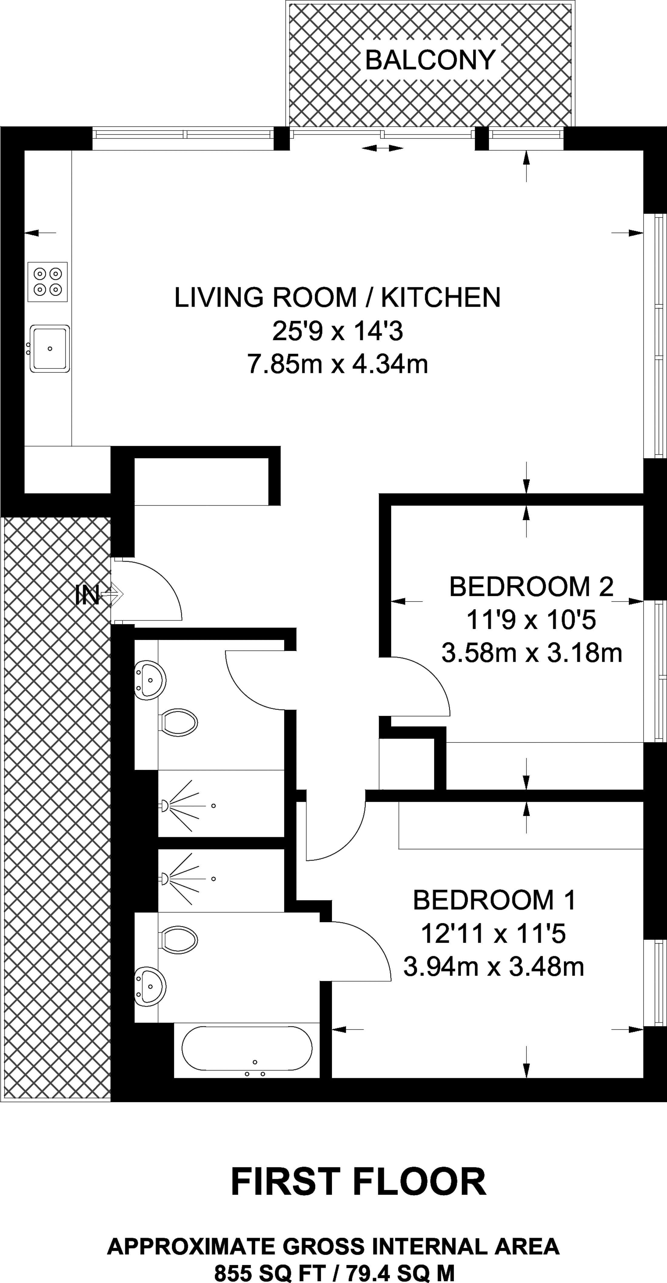 2 Bedrooms Flat to rent in Lillie Square, Earls Court SW6