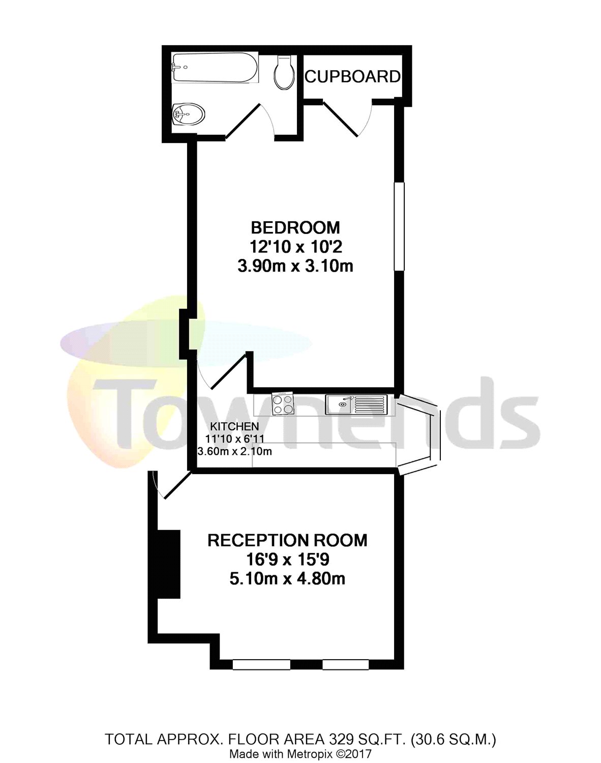 1 Bedrooms Flat to rent in Rexholme, 12 Lower Edgeborough Road, Guildford, Surrey GU1