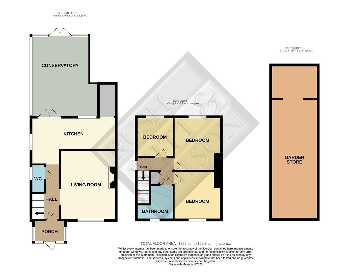 1 Gillysite, Udimore Road, Broad Oak floorplan