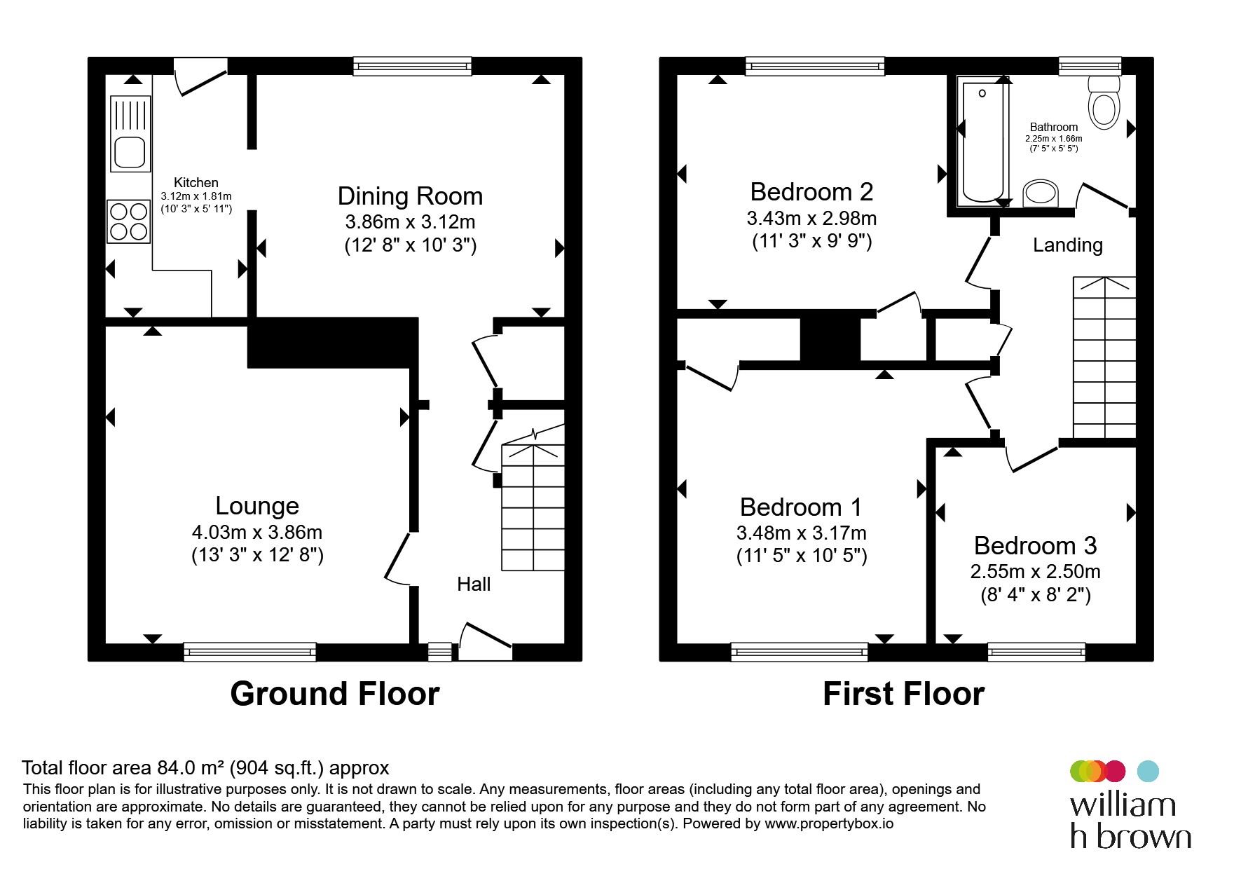 70, Chestnut Grove, Doncaster floorplan