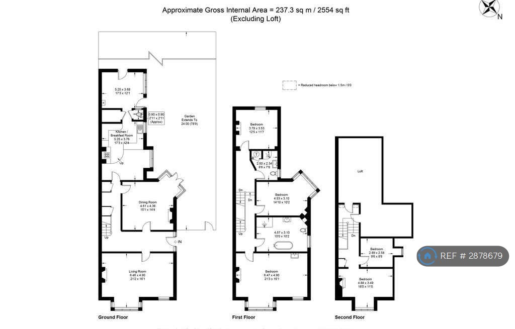 St James Road, Sutton floorplan