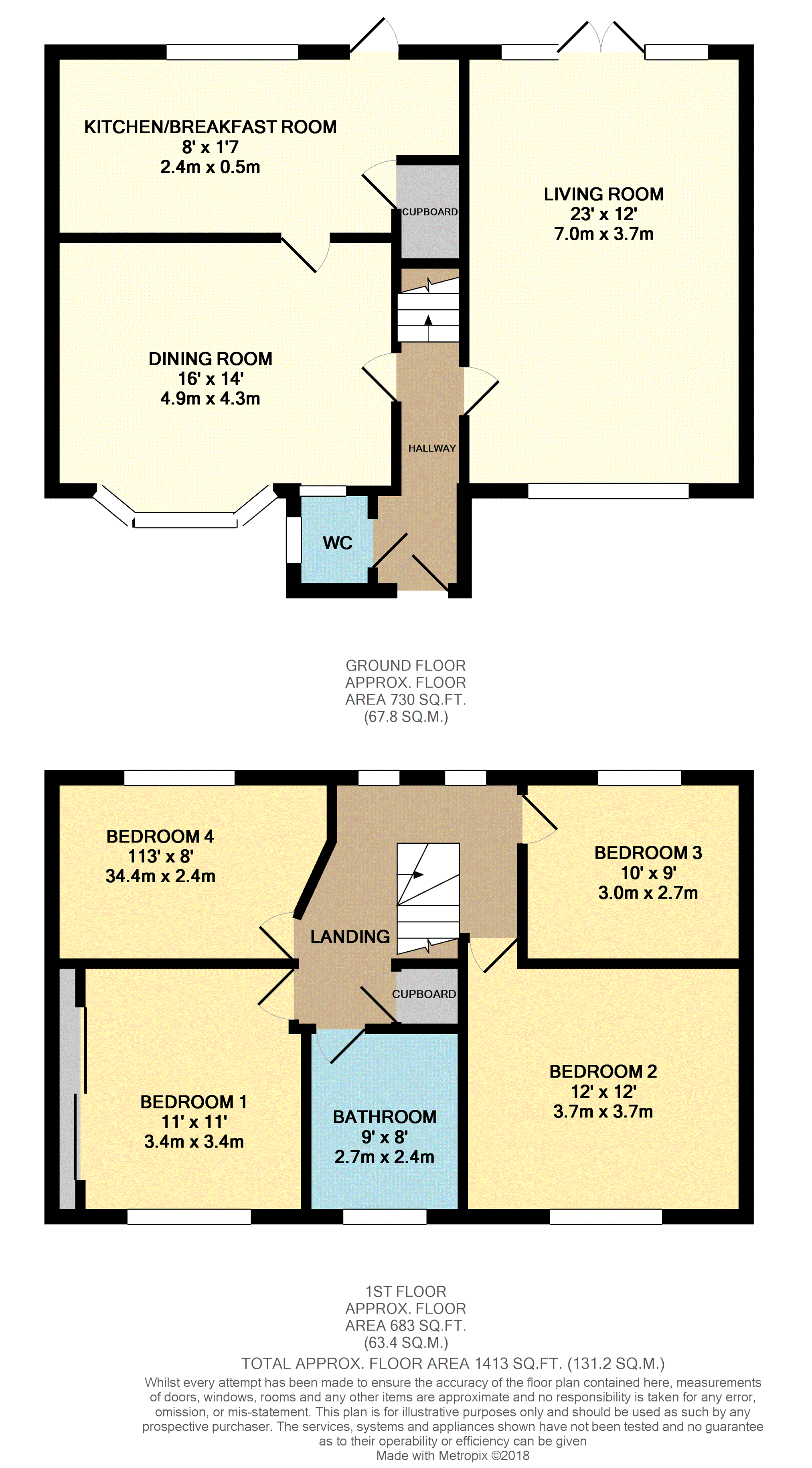 4 Bedrooms Semi-detached house for sale in Woolgrove Road, Hitchin SG4