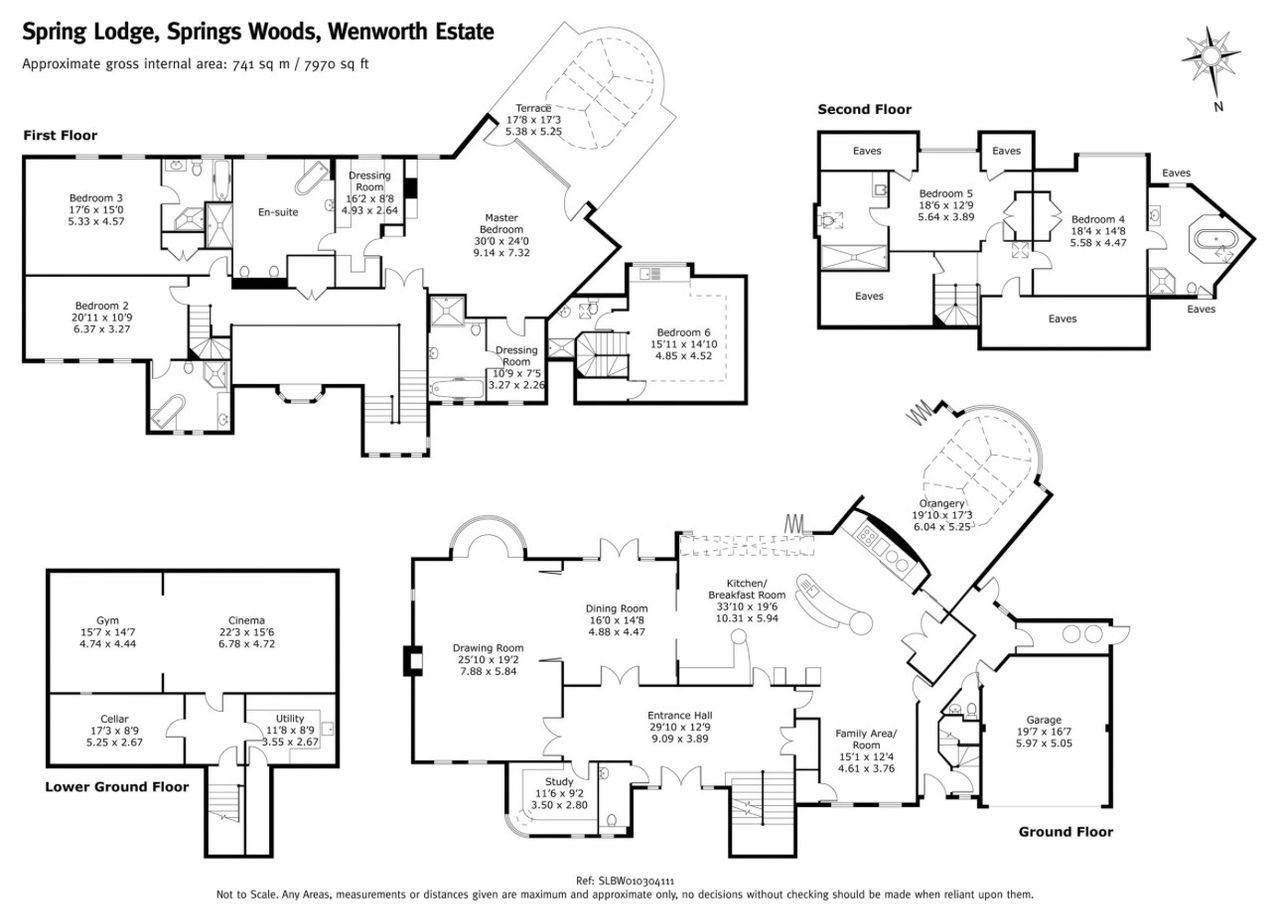 Spring Lodge, Wentworth Estate, Spring Woods, Virginia Water floorplan