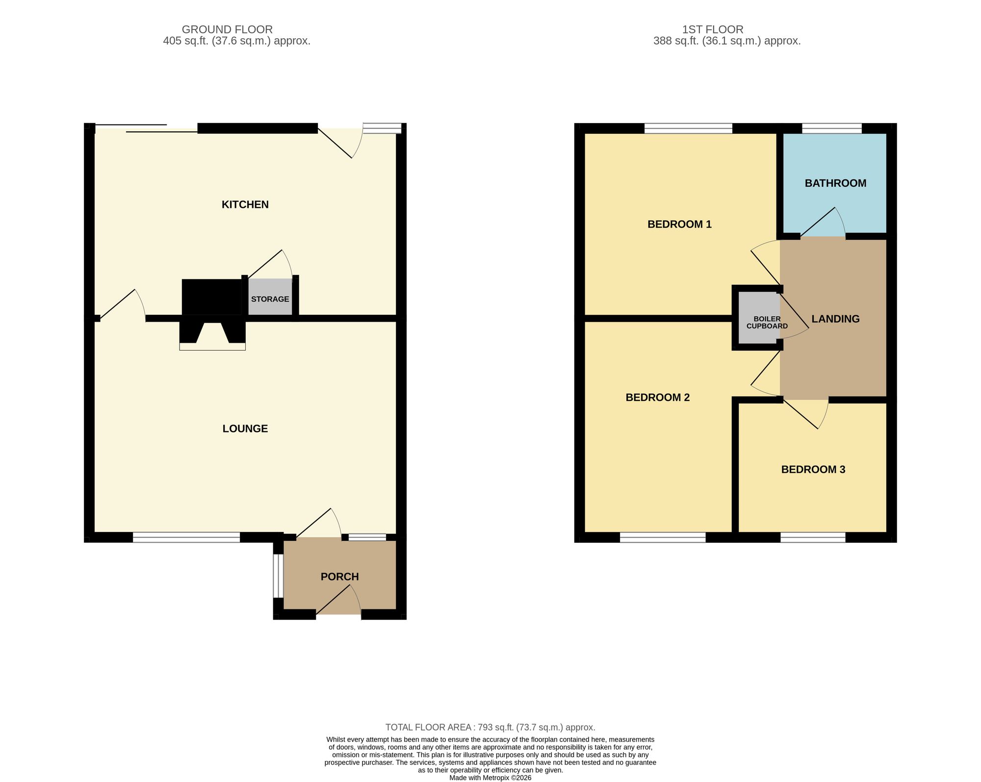 11 Burns Close, Maldon floorplan
