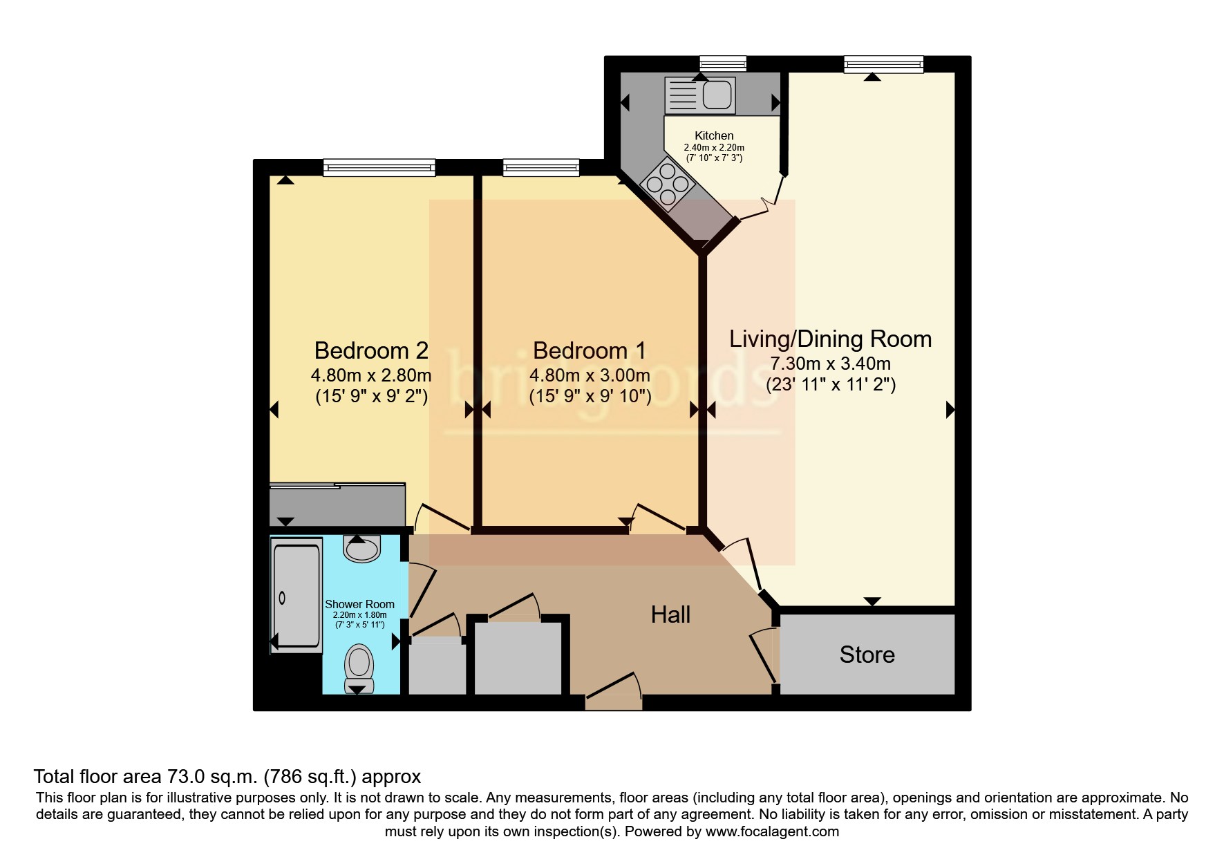 Peter Street, Hazel Grove, Stockport, Cheshire, SK7 floorplan