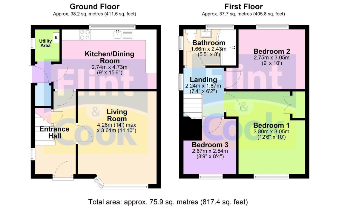 12, Emlyn Avenue, Hereford floorplan