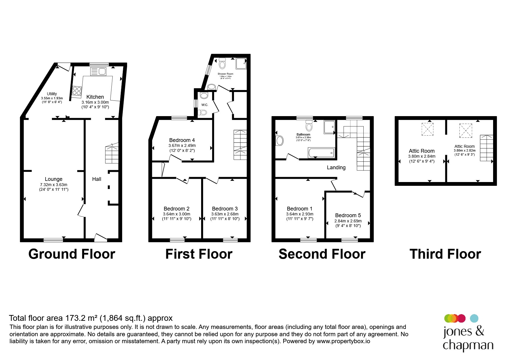 3, Stanley Crescent, Holyhead floorplan
