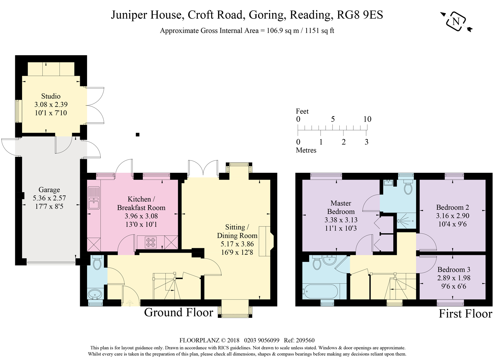 3 Bedrooms Detached house for sale in Juniper House, Goring On Thames RG8