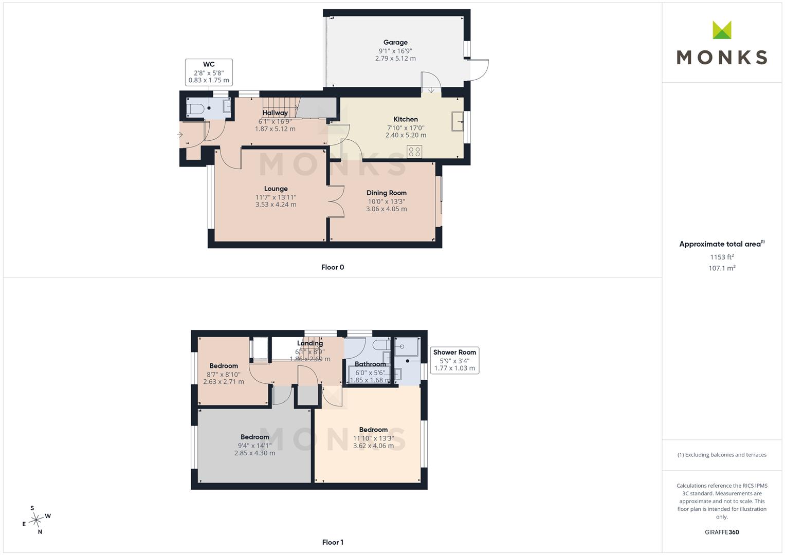 4, Willow Park, Shrewsbury floorplan