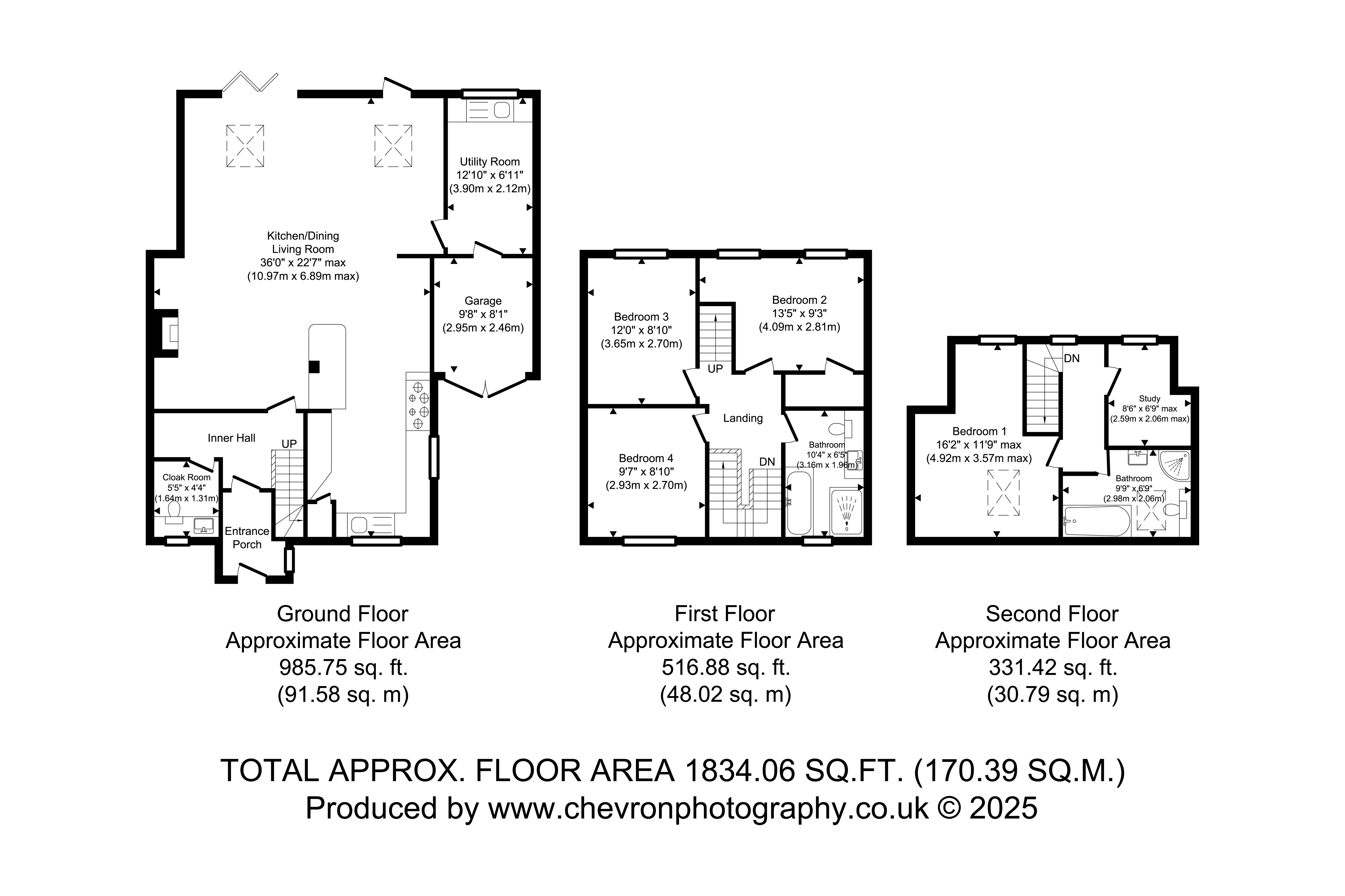 22, Priory Road, Sudbury floorplan