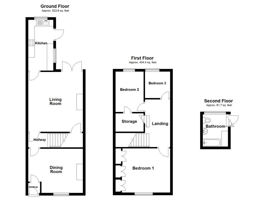 48, York Street, Rossendale floorplan