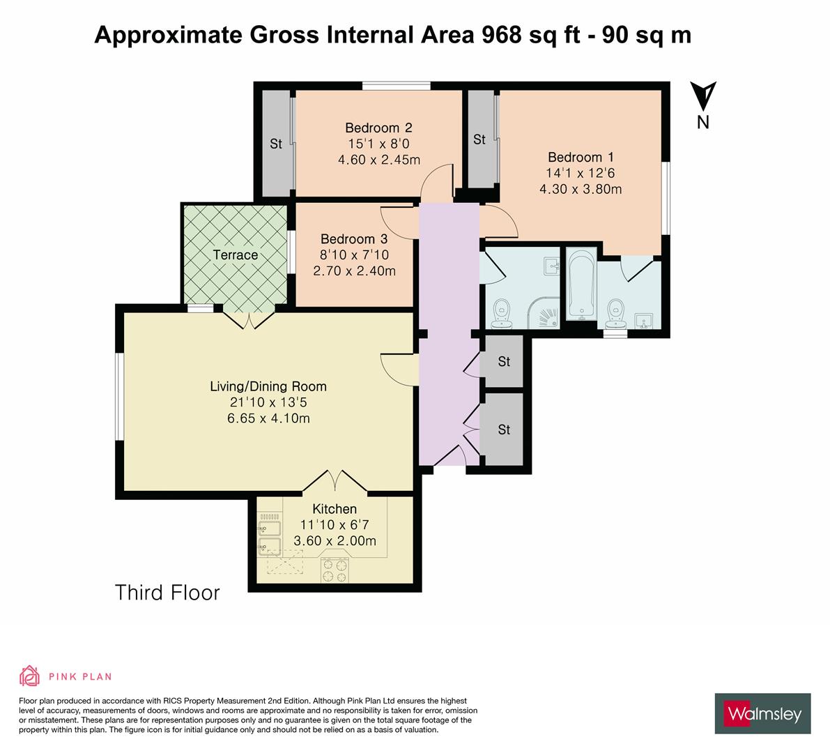 36 Tamesis Place, Patrick Road, Reading floorplan