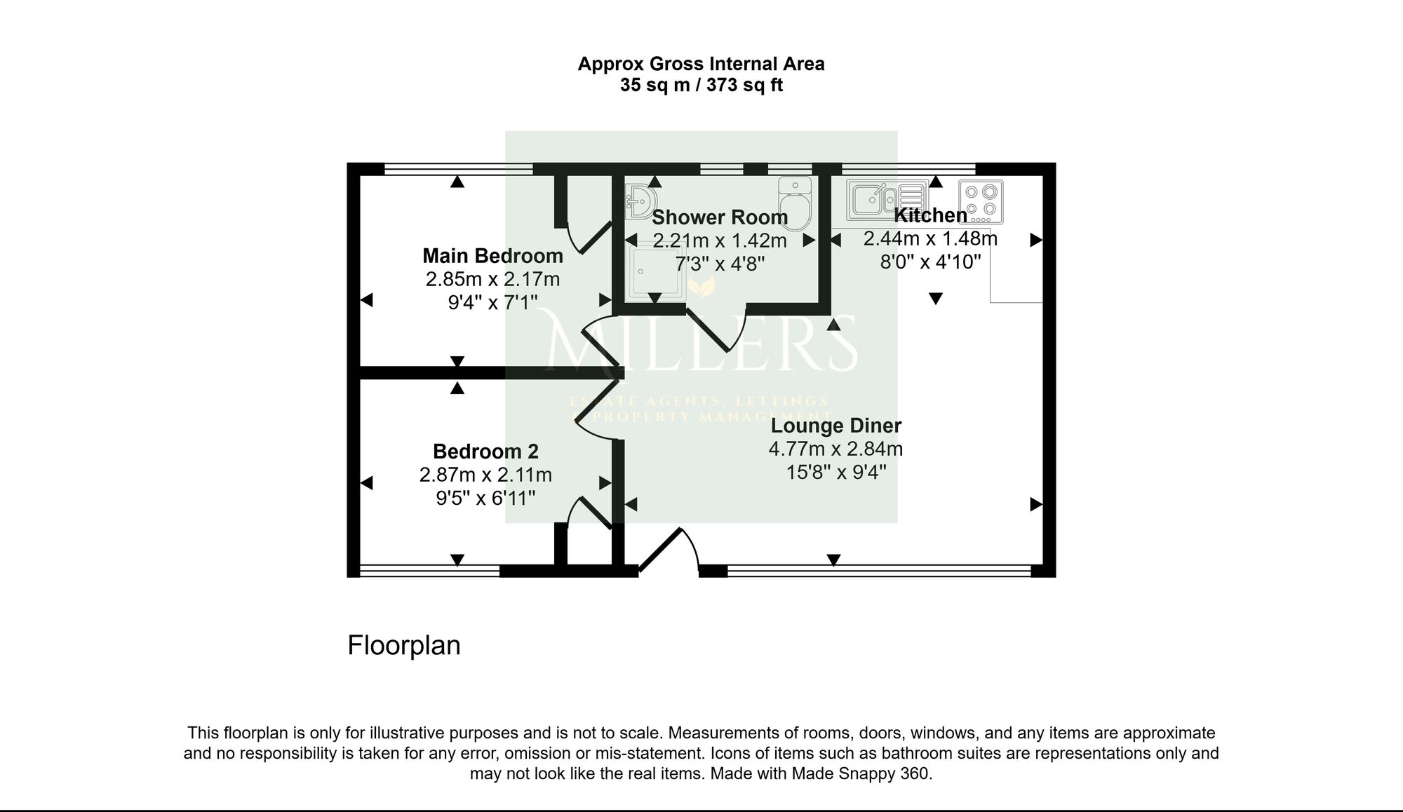 30 Kings Chalet Park, Overstrand Road, Cromer floorplan
