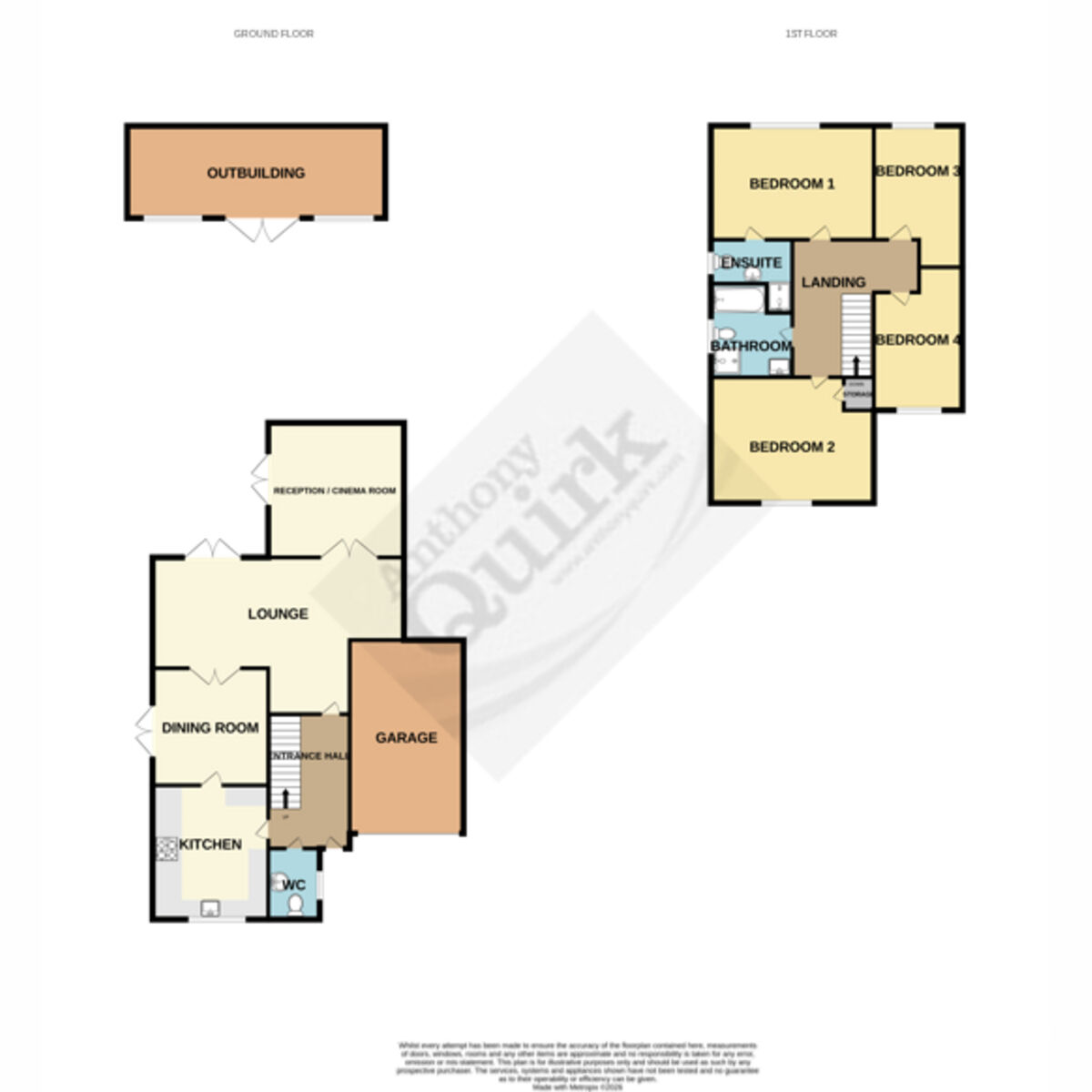 14, Prince William Avenue, Canvey Island floorplan