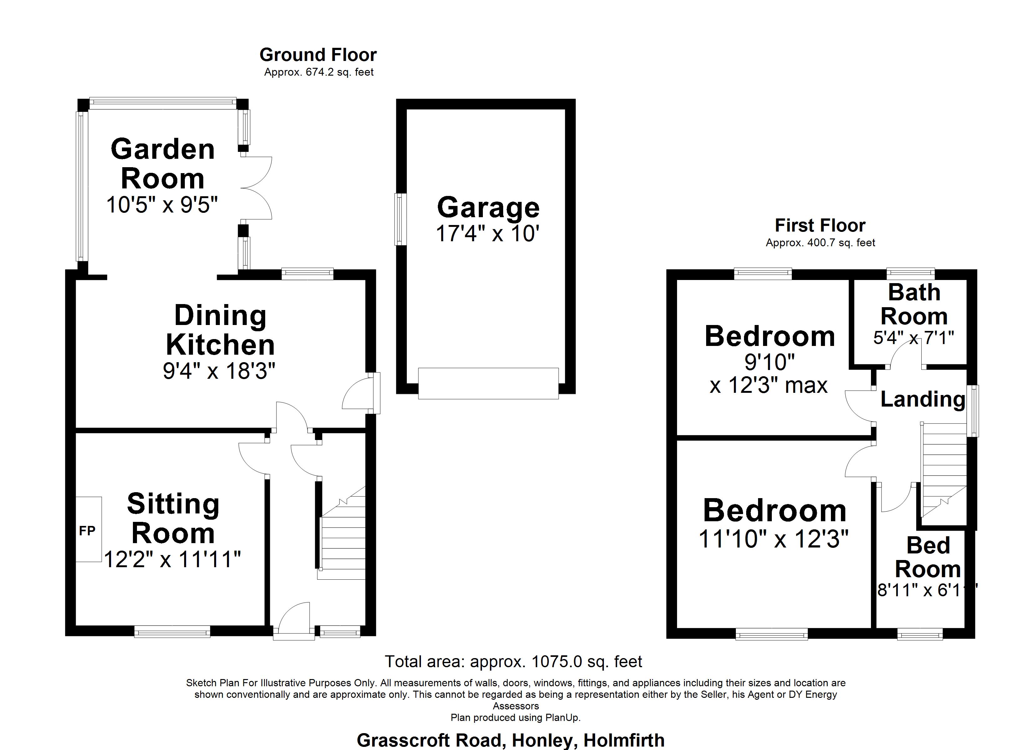 3 Bedrooms Semi-detached house for sale in Grasscroft Road, Honley, Holmfirth HD9