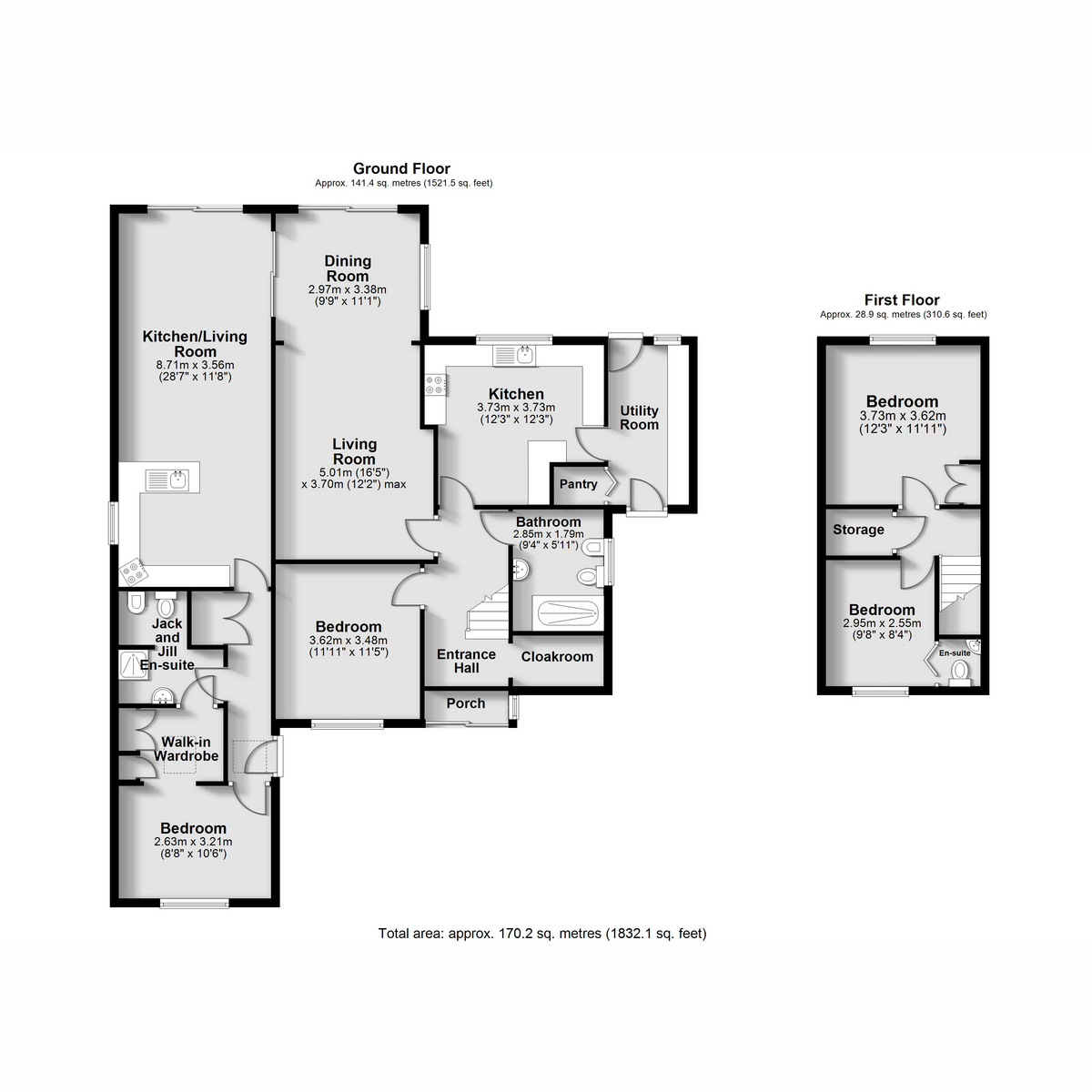 76, Church Lane, Nottingham floorplan