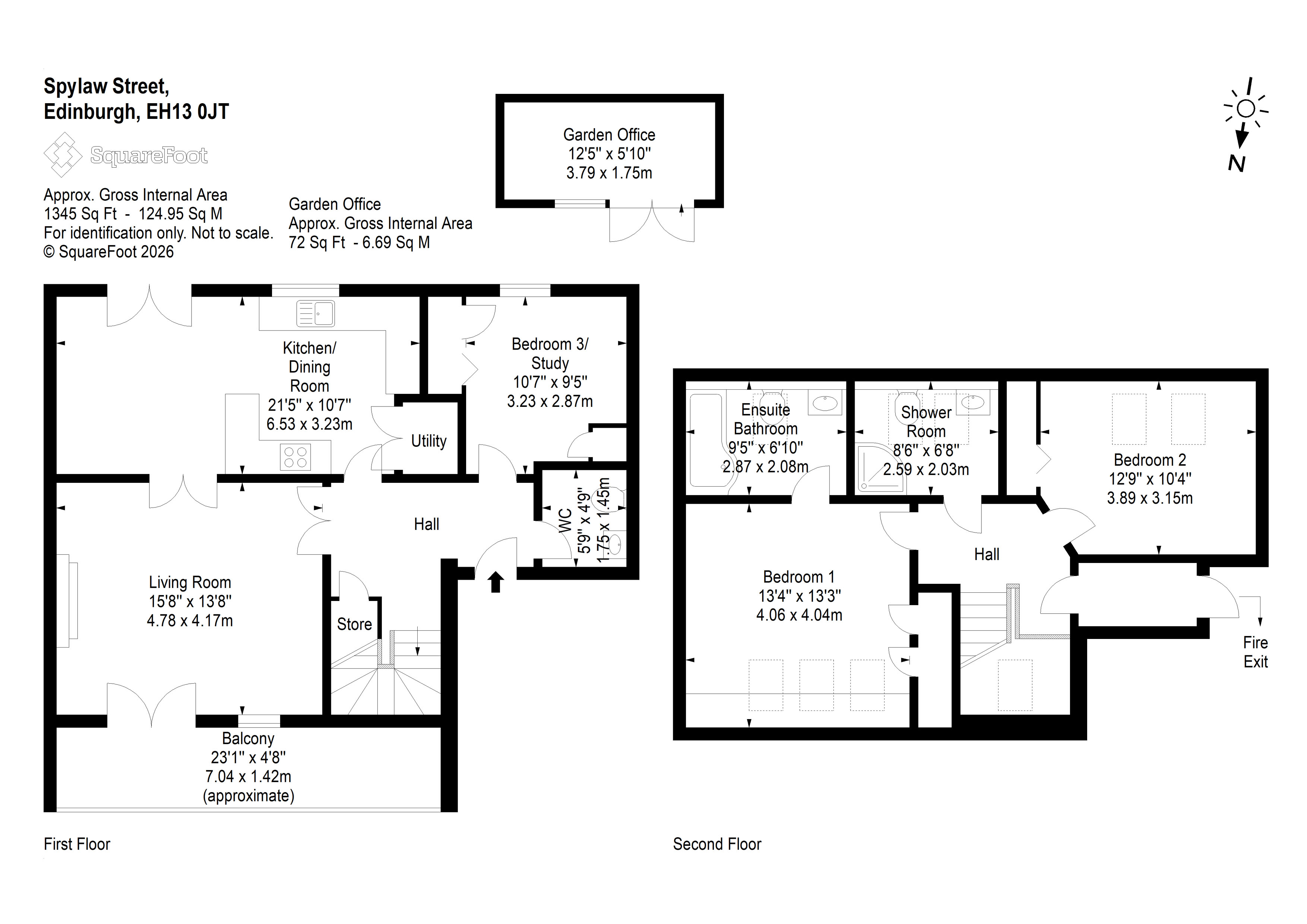 Flat 4, 49A, Spylaw Street, Edinburgh floorplan