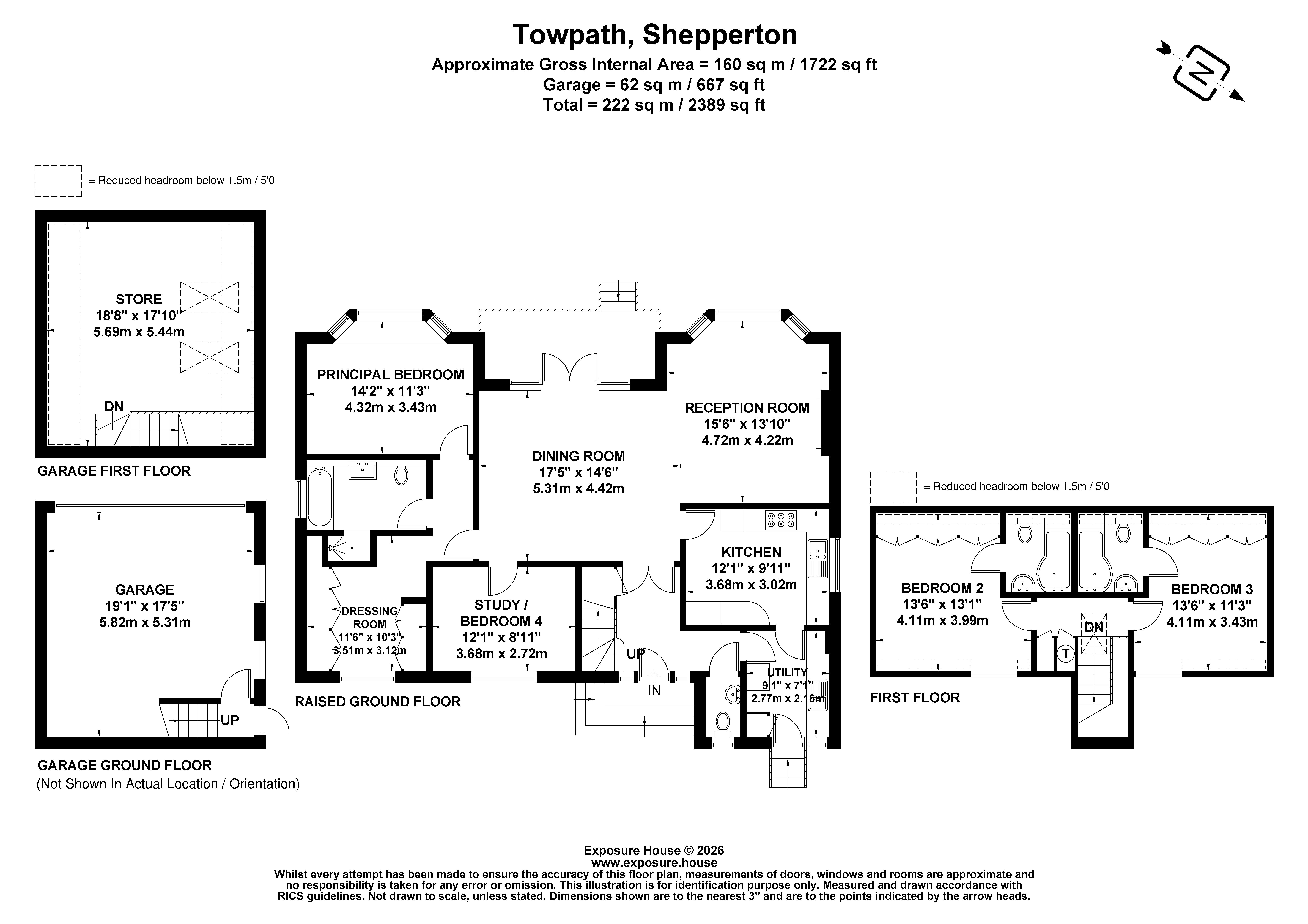Mallards,, Towpath, Surrey floorplan