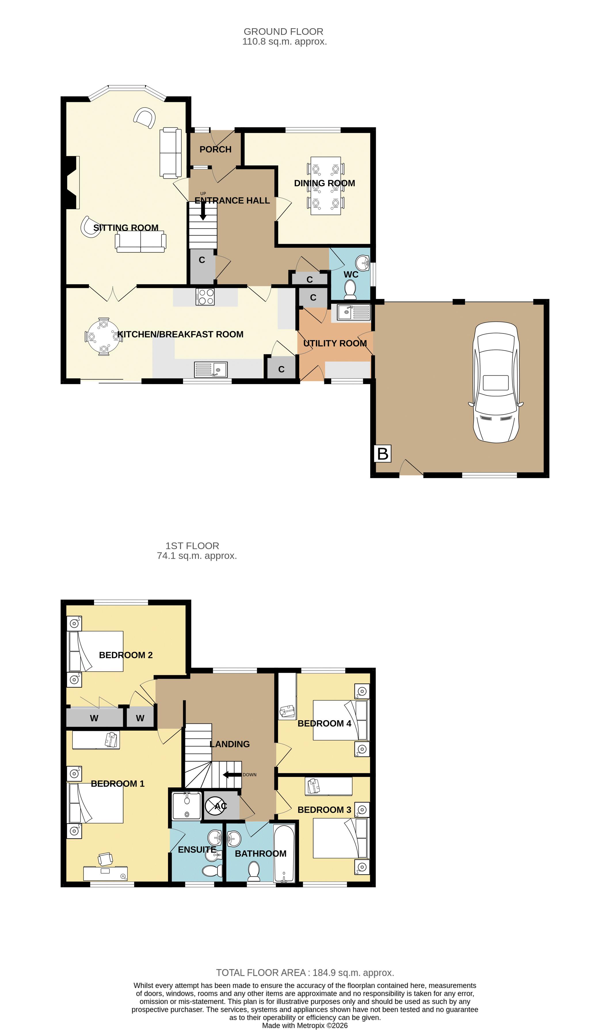 Larsens, Behind Berry, Somerton floorplan