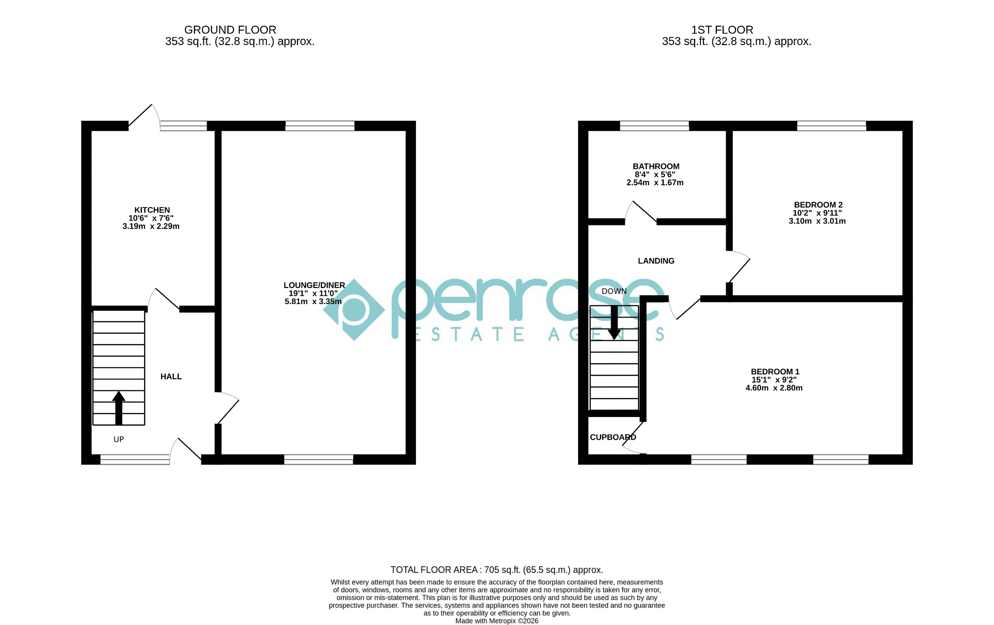 114 Dewsbury Road, Luton, Bedfordshire floorplan