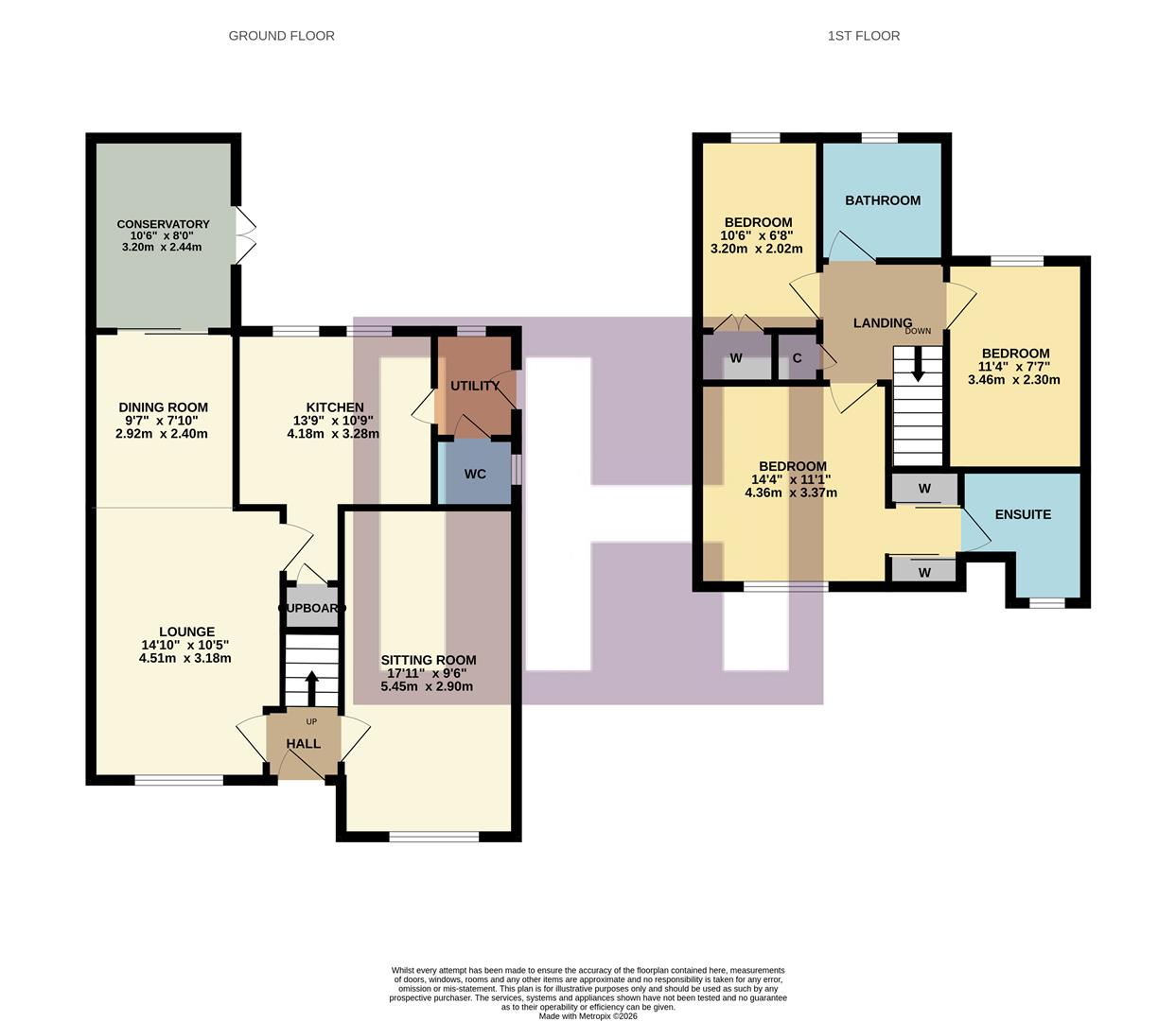 7, Parracombe Close, Stockton-On-Tees floorplan