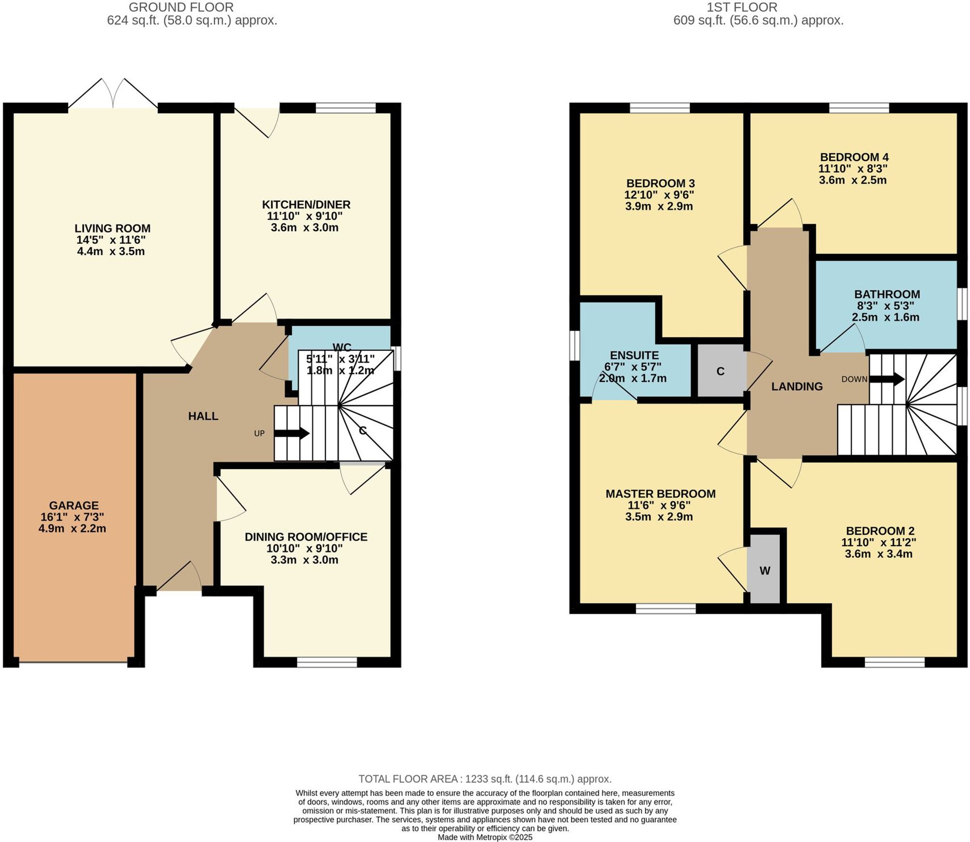 8 Fallow Grove, Glasgow floorplan